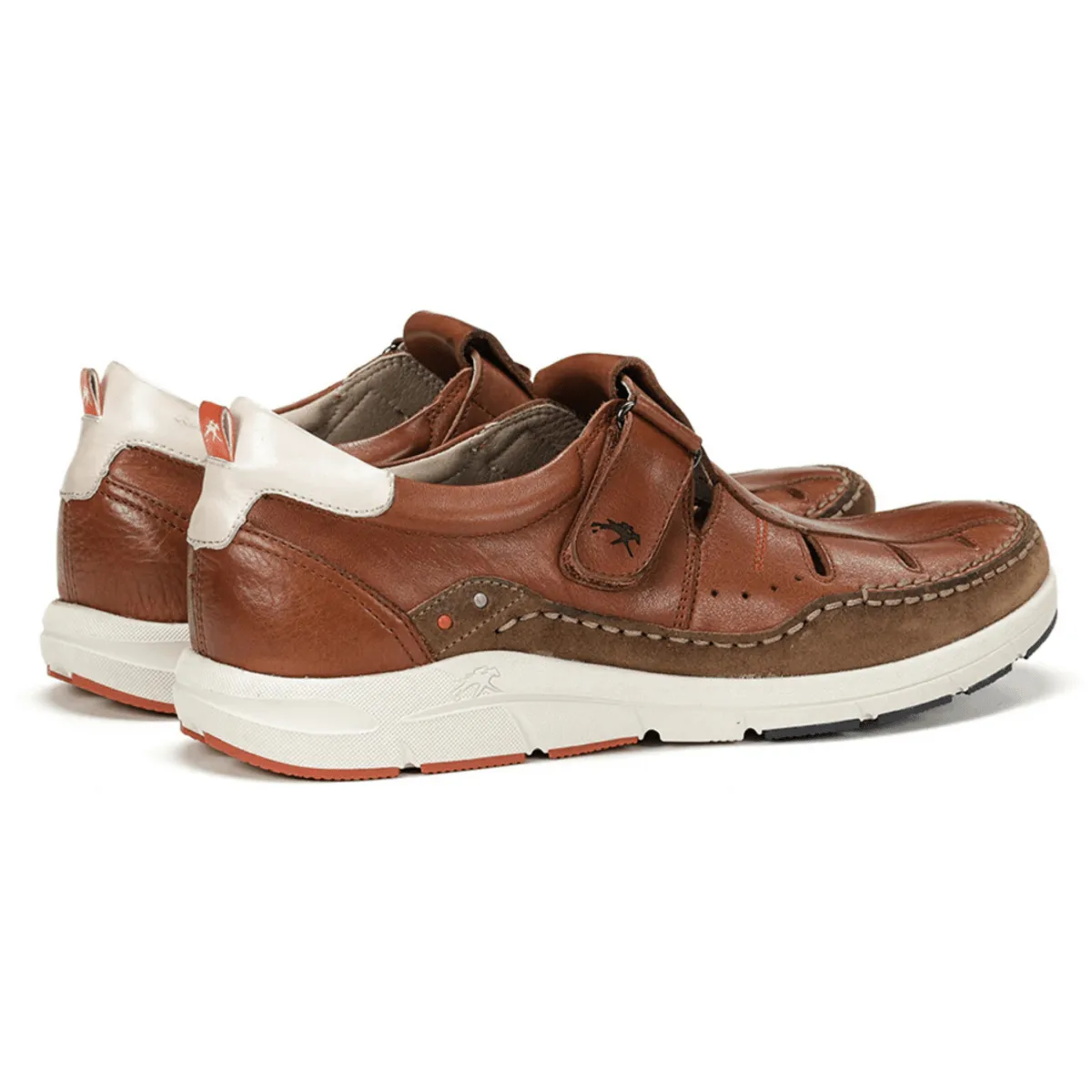 Fluchos Men's Kai Fisherman Brown Leather