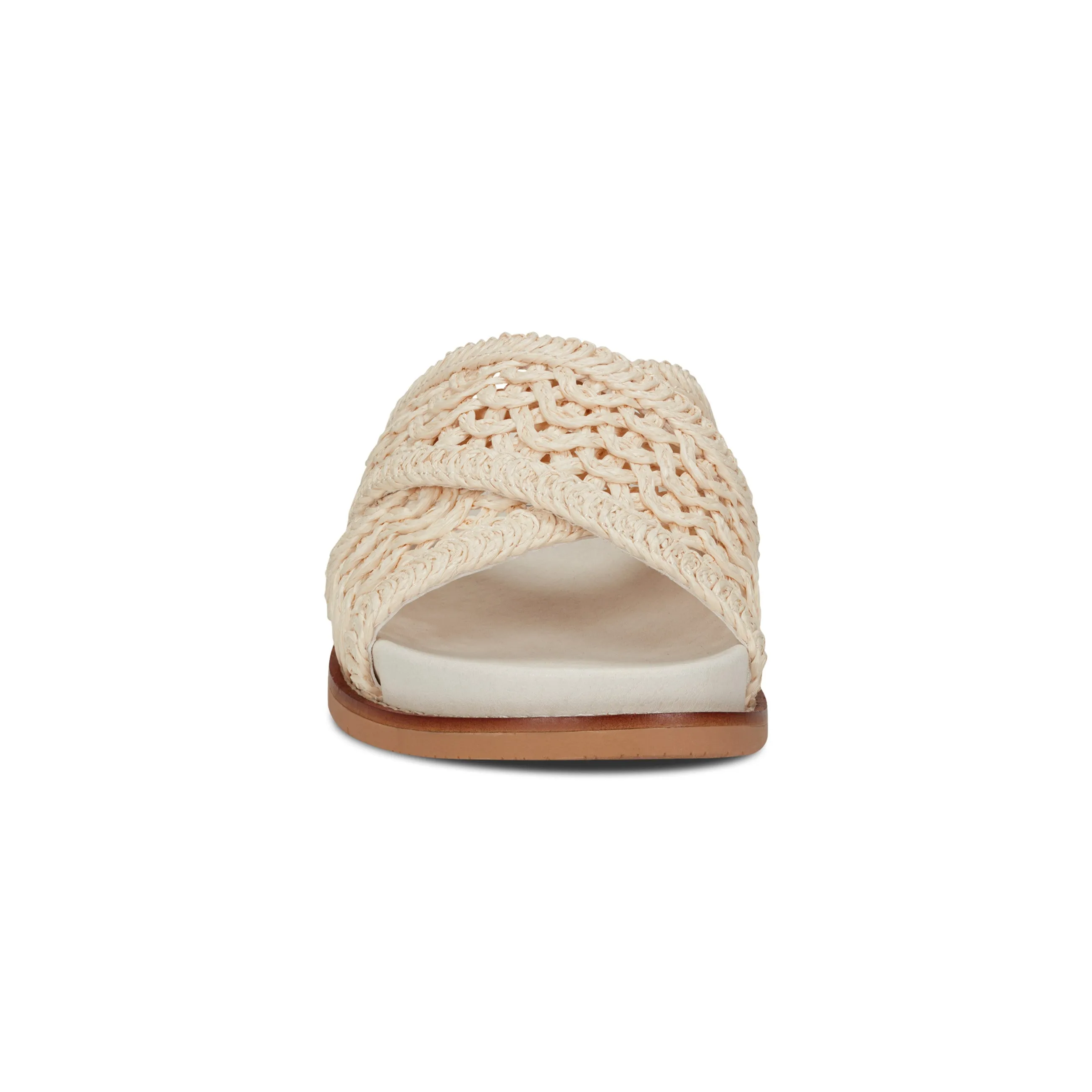 Flurry Round Toe Slip-on Flat Casual Sandals