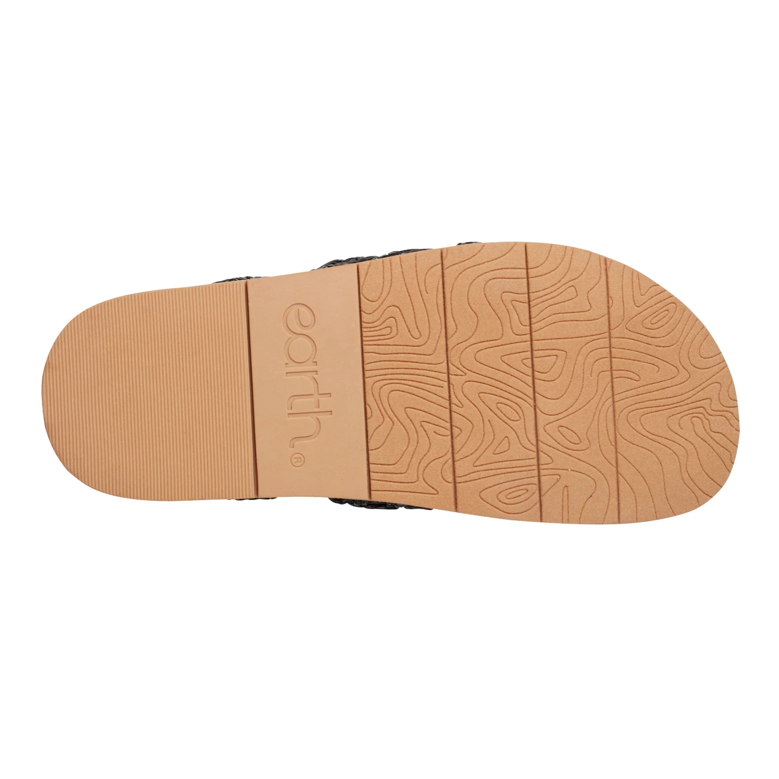 Flurry Round Toe Slip-on Flat Casual Sandals