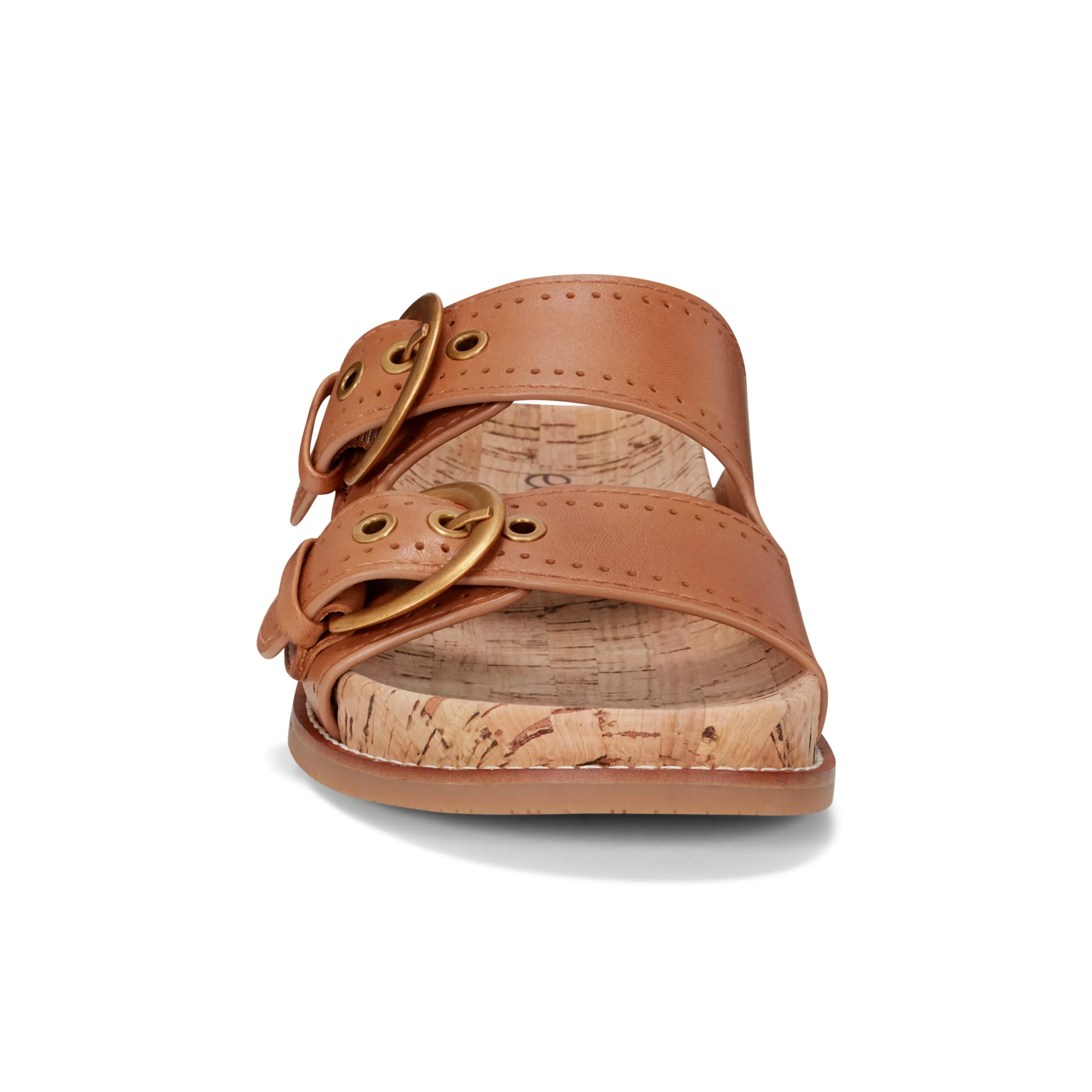 Francii Round Toe Casual Slip-on Flat Sandals