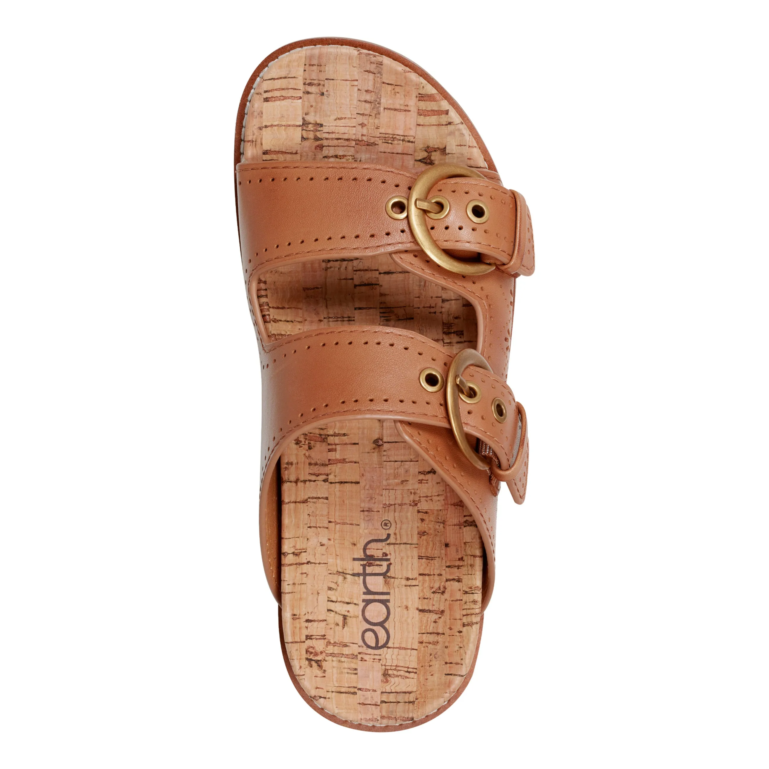 Francii Round Toe Casual Slip-on Flat Sandals