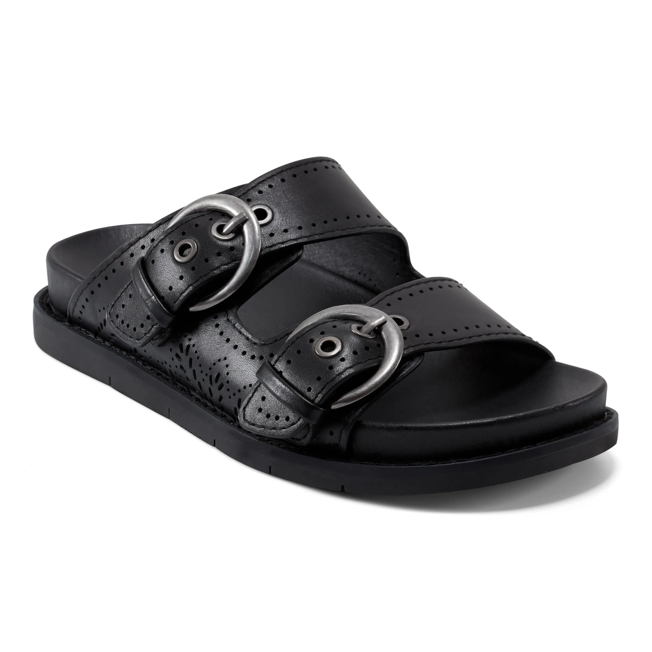 Francii Round Toe Casual Slip-on Flat Sandals