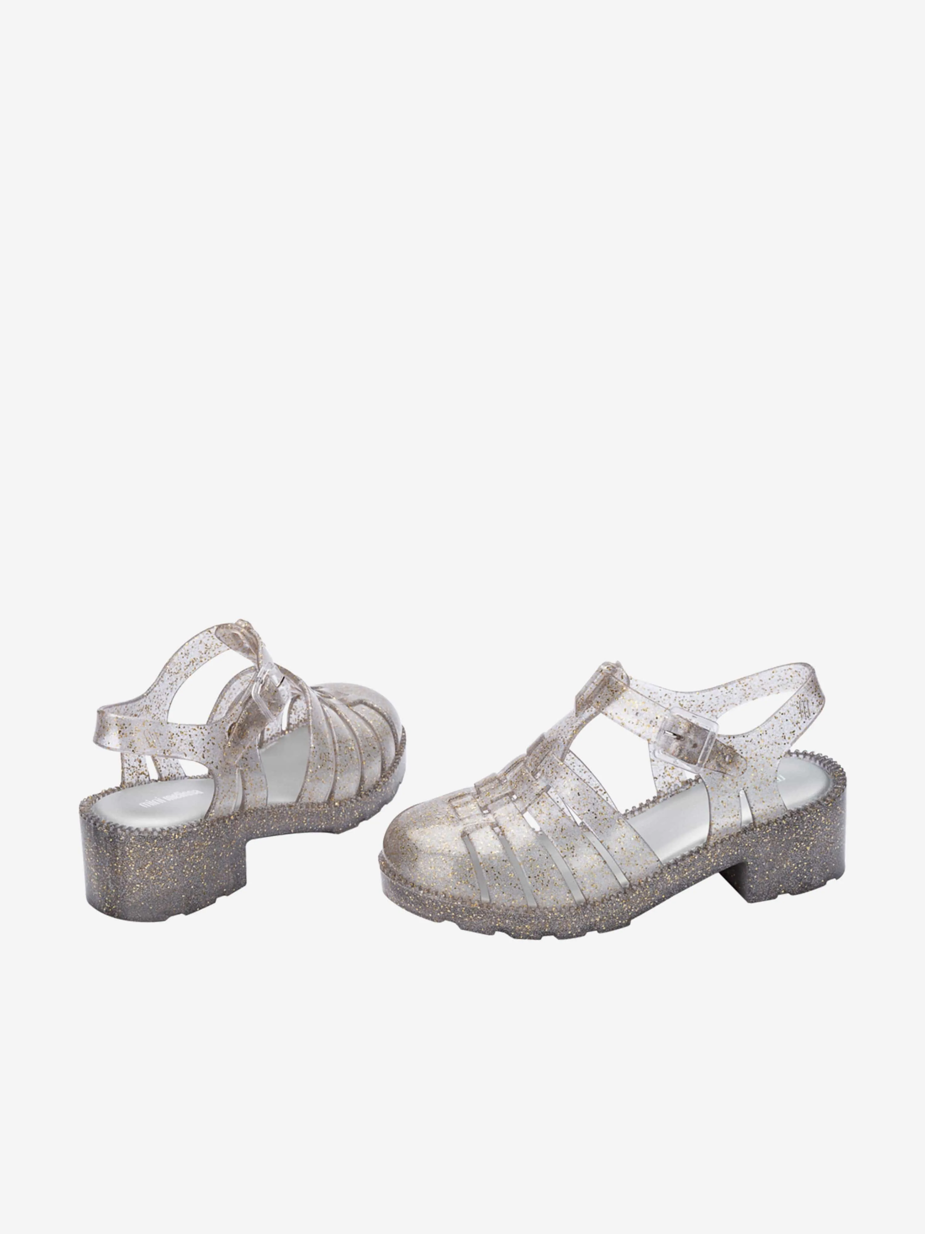 Girls Possession Heel Sandals in Silver