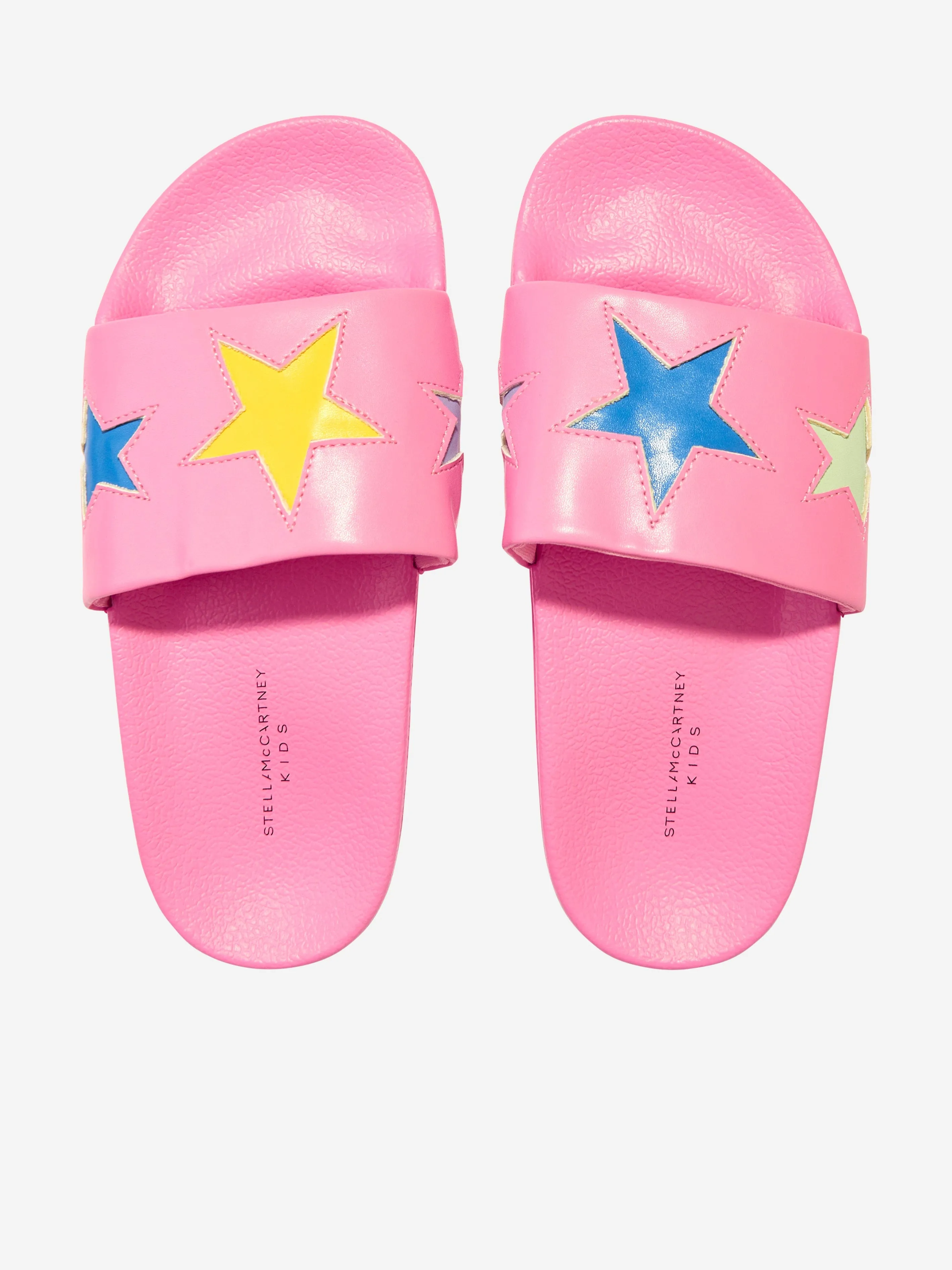Girls Star Sliders in Pink
