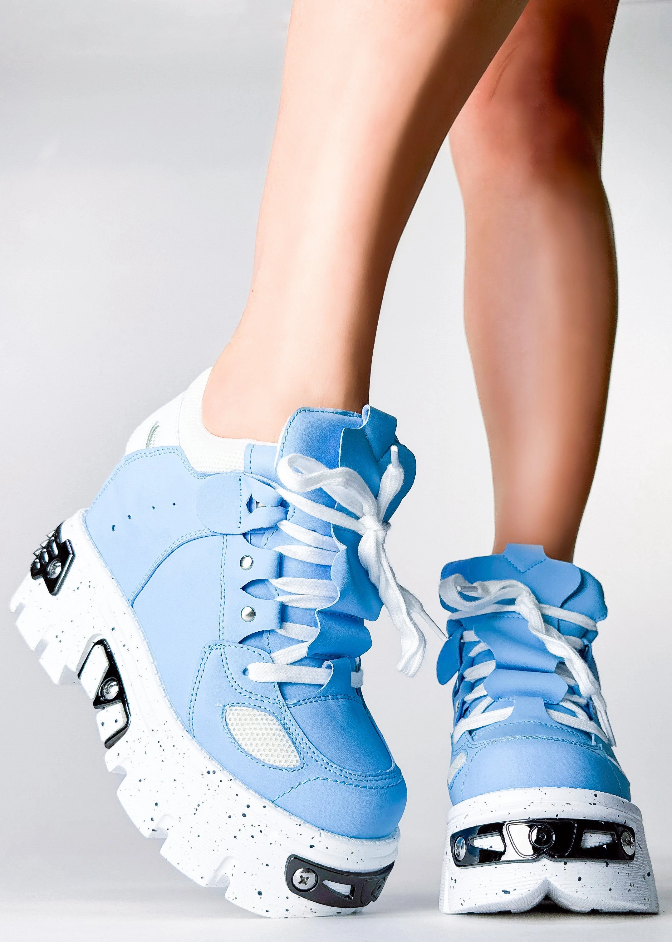 GUAVA 02 Yume Dream Blue Platform Sneakers