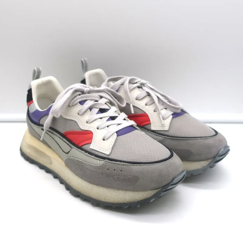 Hidnander Threedome.Zero Low Top Sneakers Light Grey Size 37 NEW
