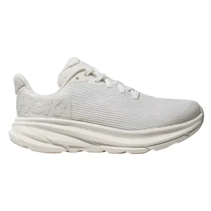 Hoka Grade School Girls Clifton 9 White / Frost