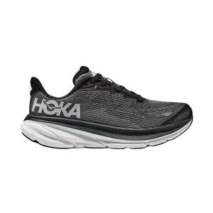 Hoka One One Kid's (Grade School) Clifton 9 Black/White