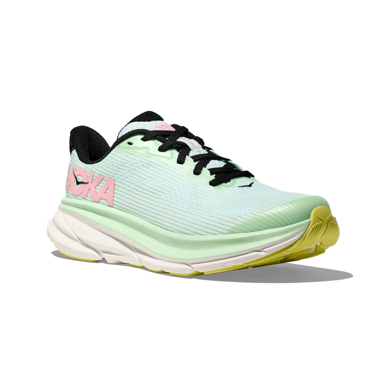 Hoka One One Kid's (Grade School) Clifton 9 Mint Fluorite/Snow Melt
