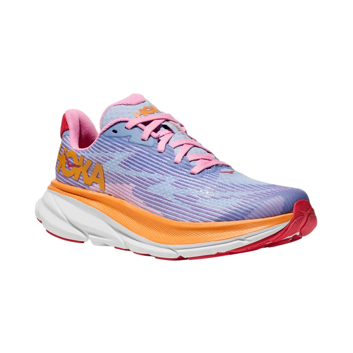 Hoka One One Kid's (Grade School) Clifton 9 Peony/Mirage