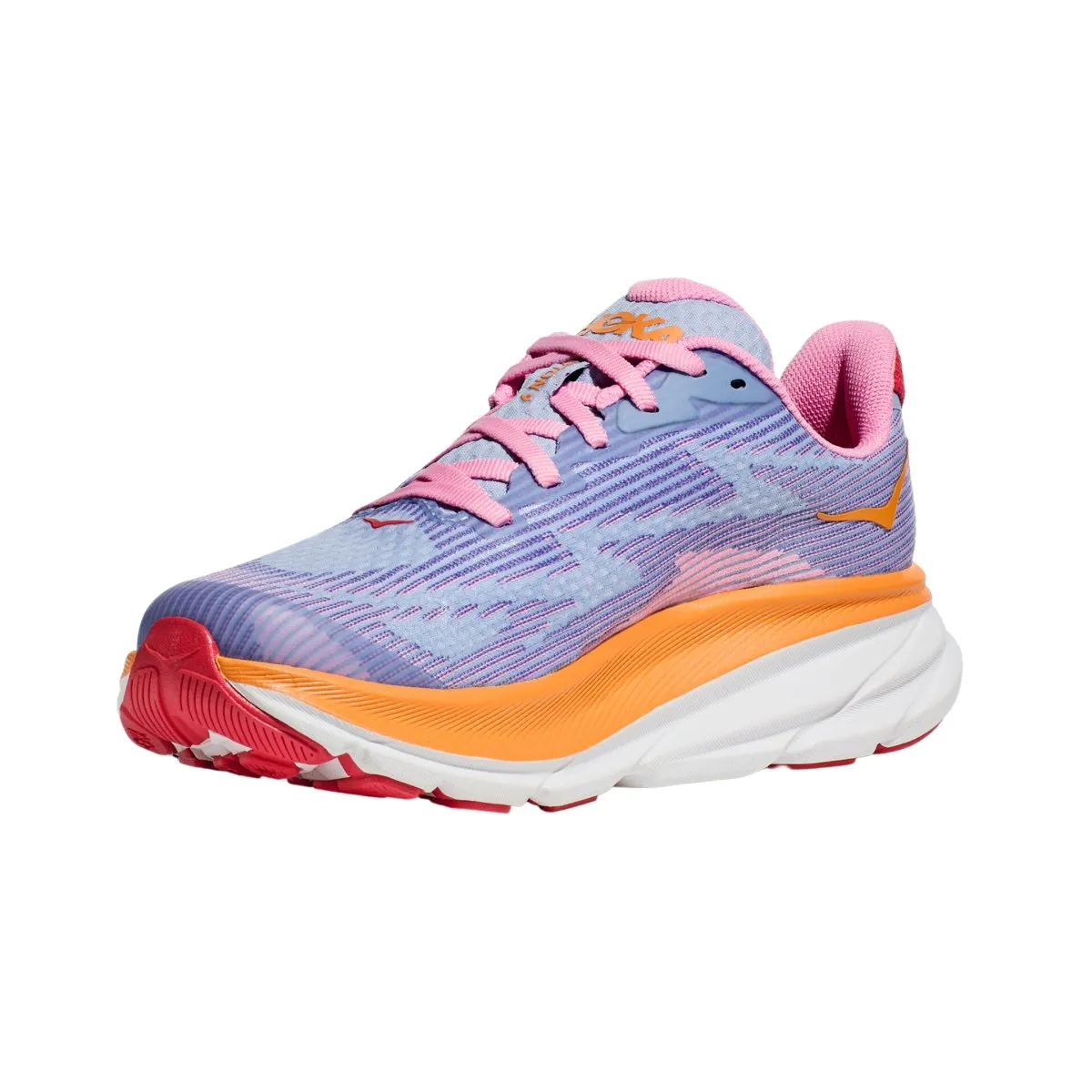 Hoka One One Kid's (Grade School) Clifton 9 Peony/Mirage