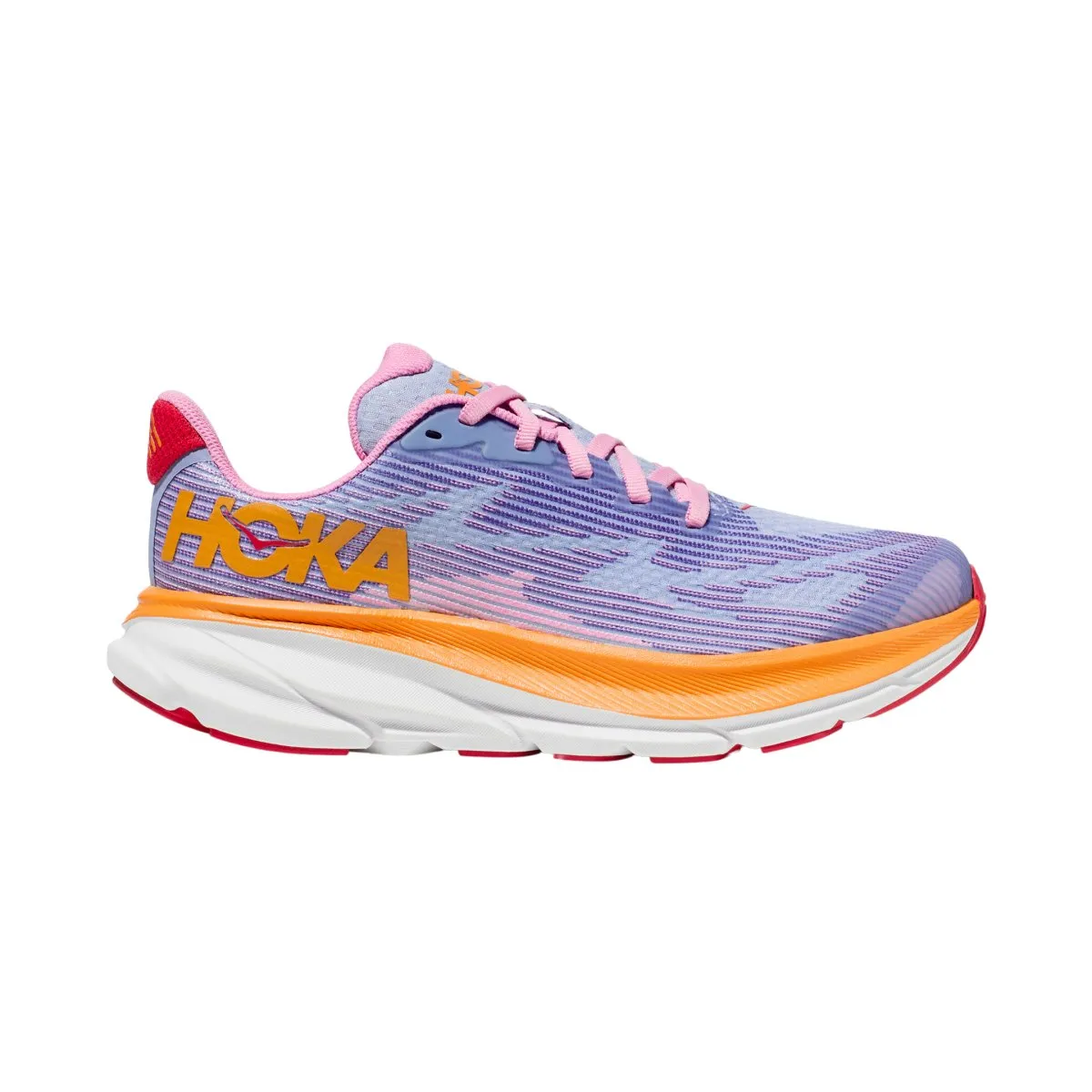 Hoka One One Kid's (Grade School) Clifton 9 Peony/Mirage