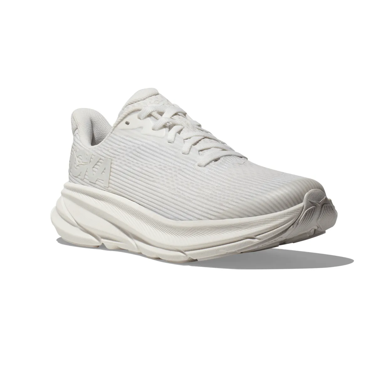 Hoka One One Kid's (Grade School) Clifton 9 White/Frost