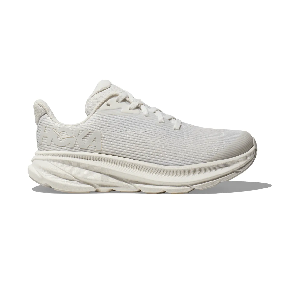 Hoka One One Kid's (Grade School) Clifton 9 White/Frost