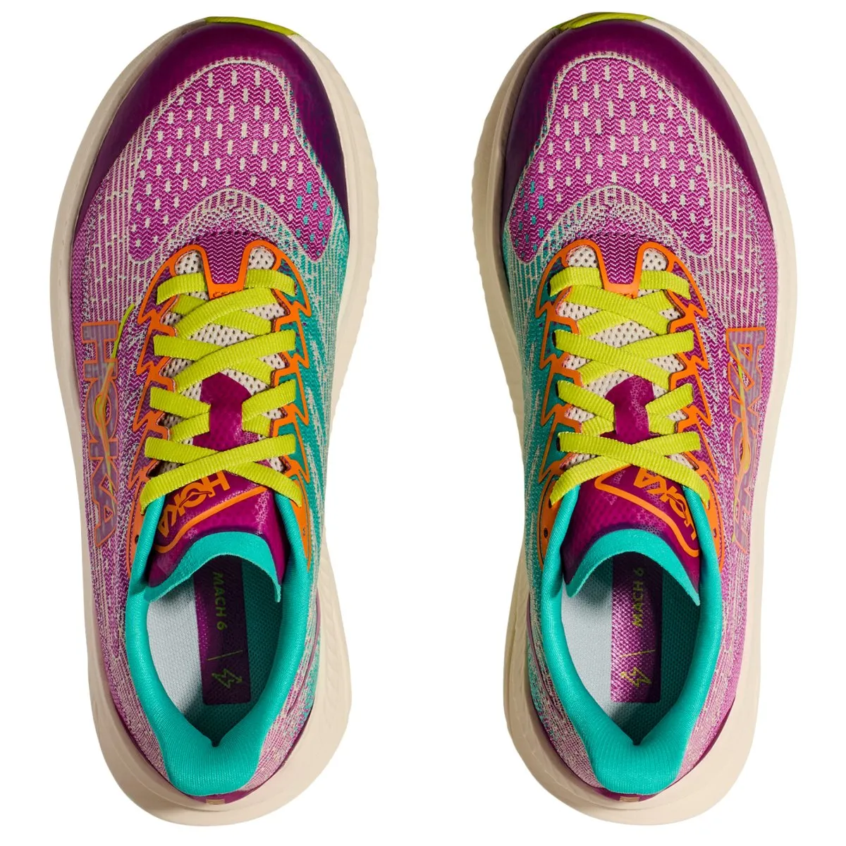Hoka One One Kid's (Grade School) Mach 6 Fuchsia