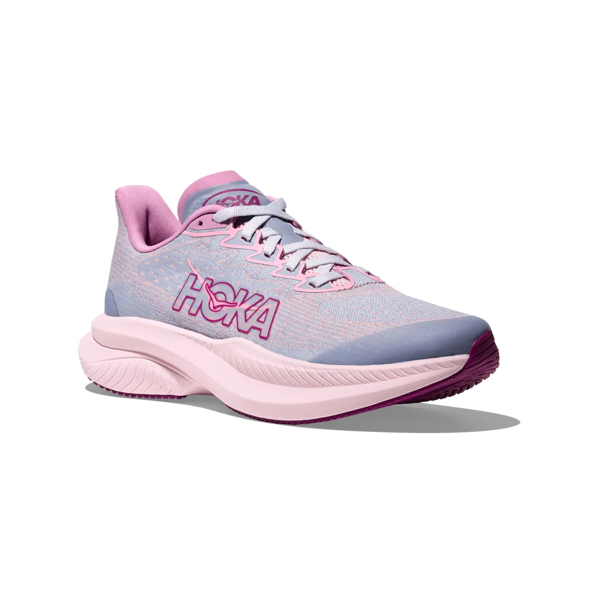 Hoka One One Kid's (Grade School) Mach 6 Grape Agate/Lupine