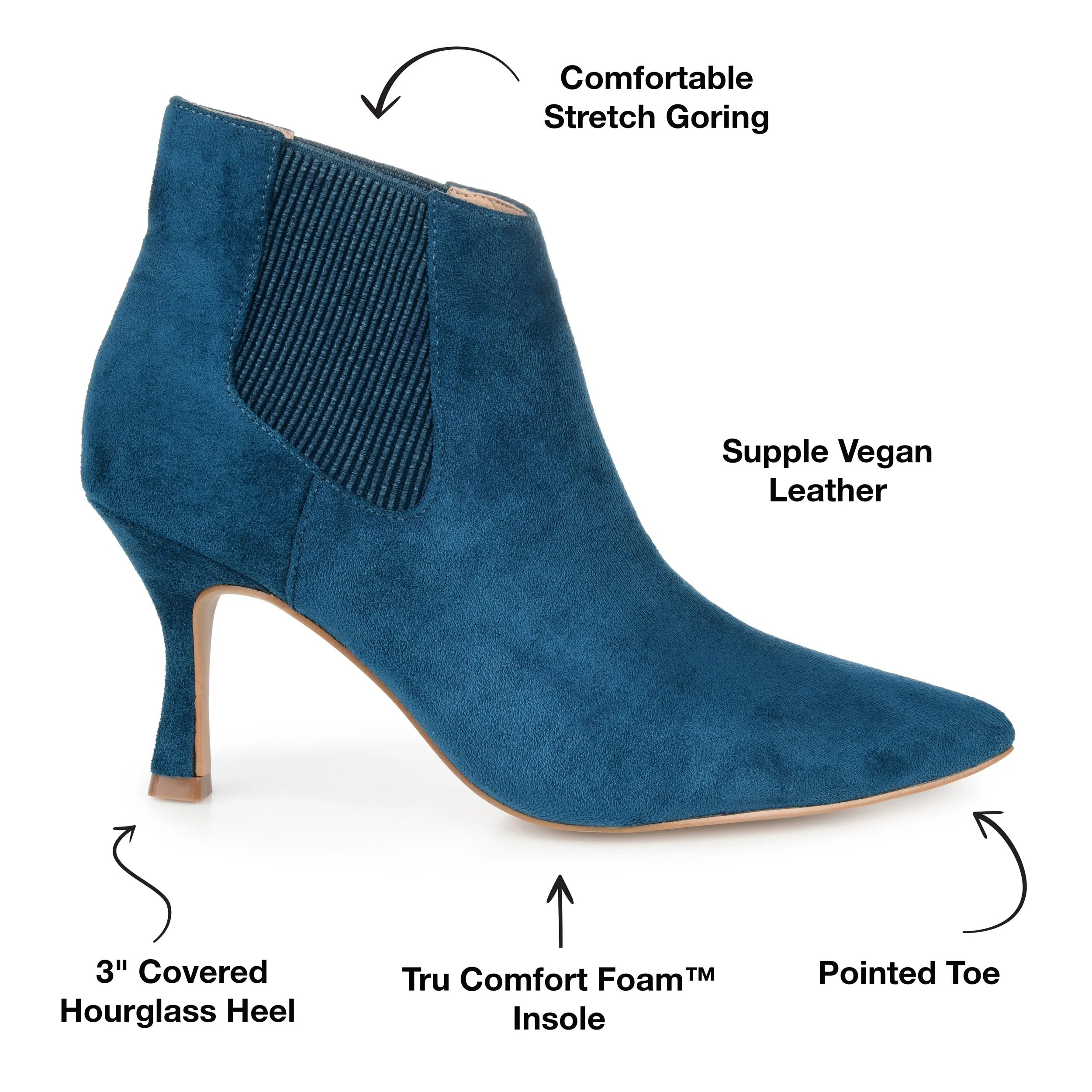 Journee Collection Women's Tru Comfort Foam Elitta Bootie