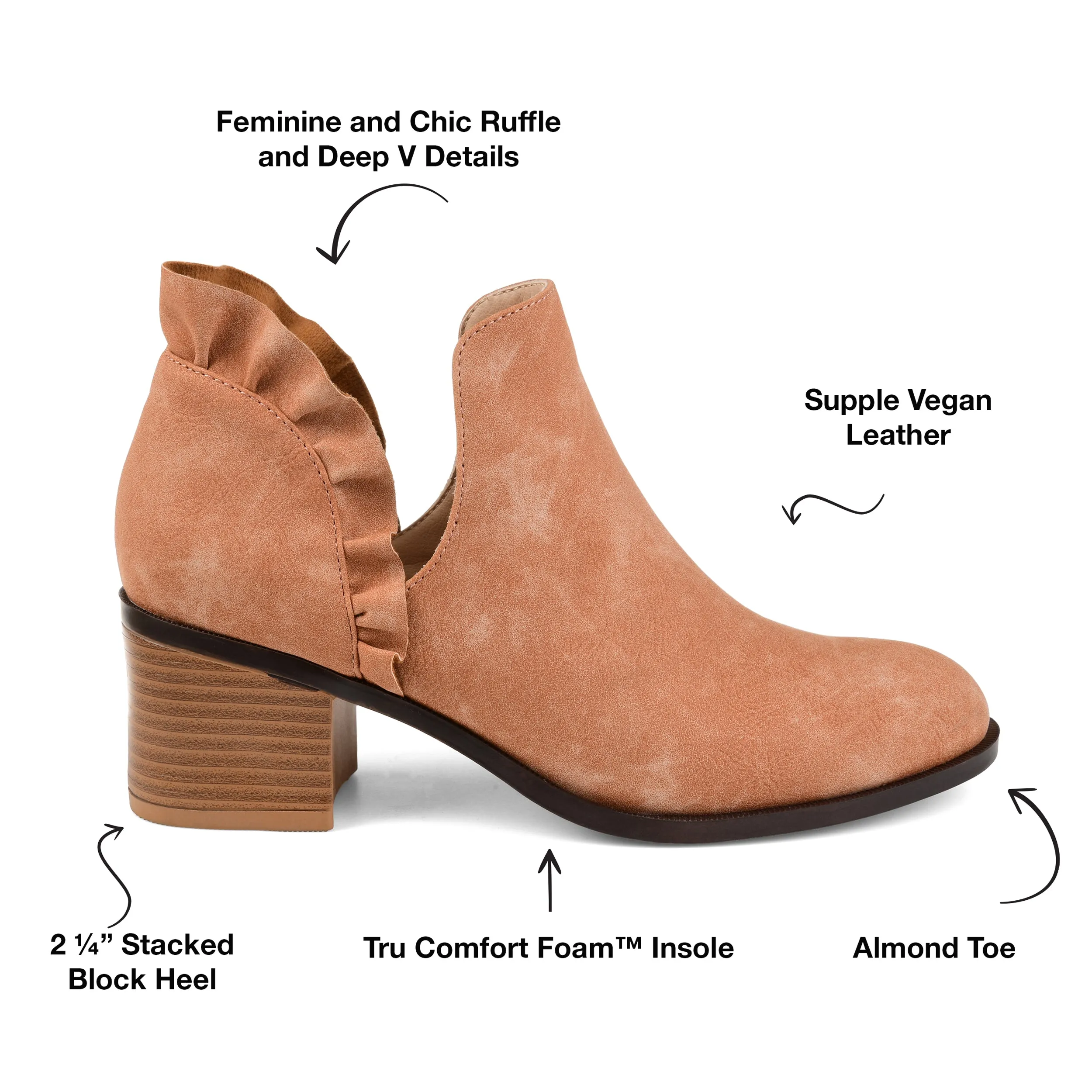 Journee Collection Women's Tru Comfort Foam Lennie Bootie