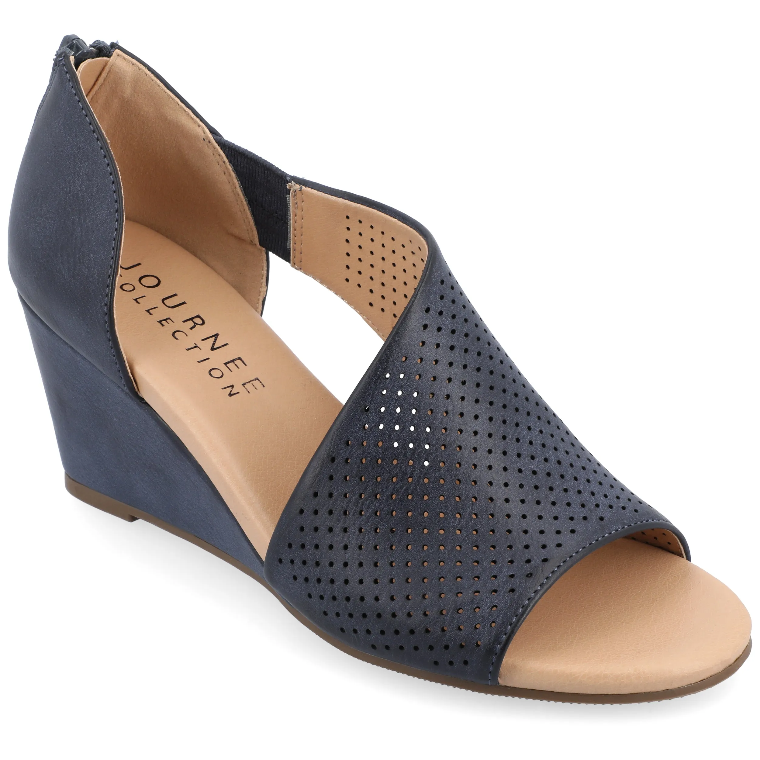 Journee Collection Women's Tru Comfort Foam Wide Width Aretha Wedge
