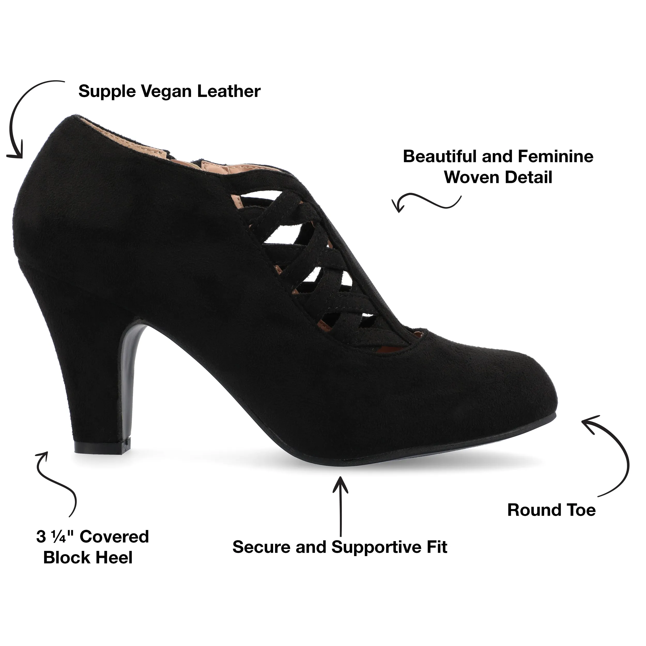Journee Collection Women's Wide-Width Piper Bootie