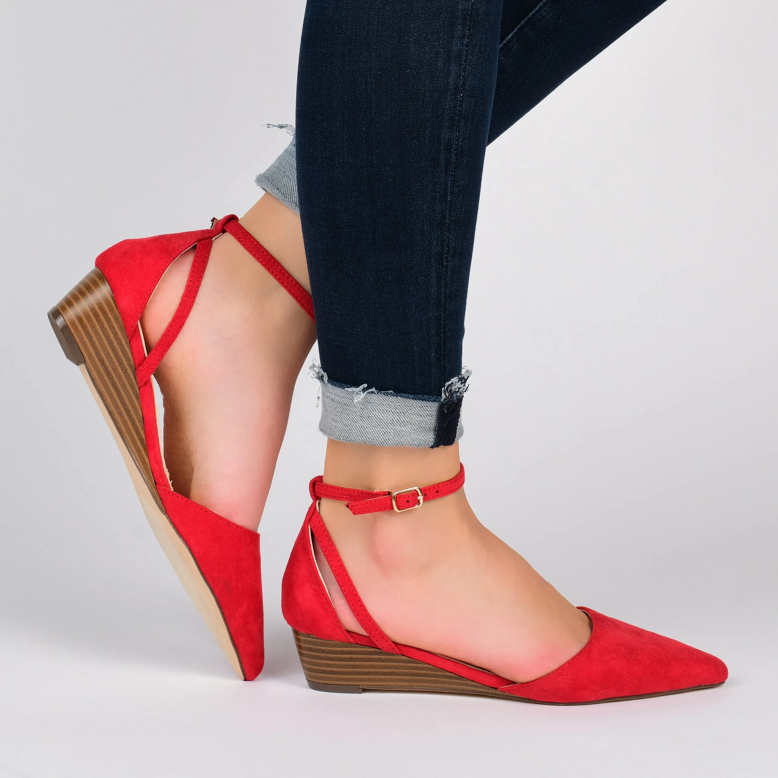 Journee Women's Arkie Sliver Wedge