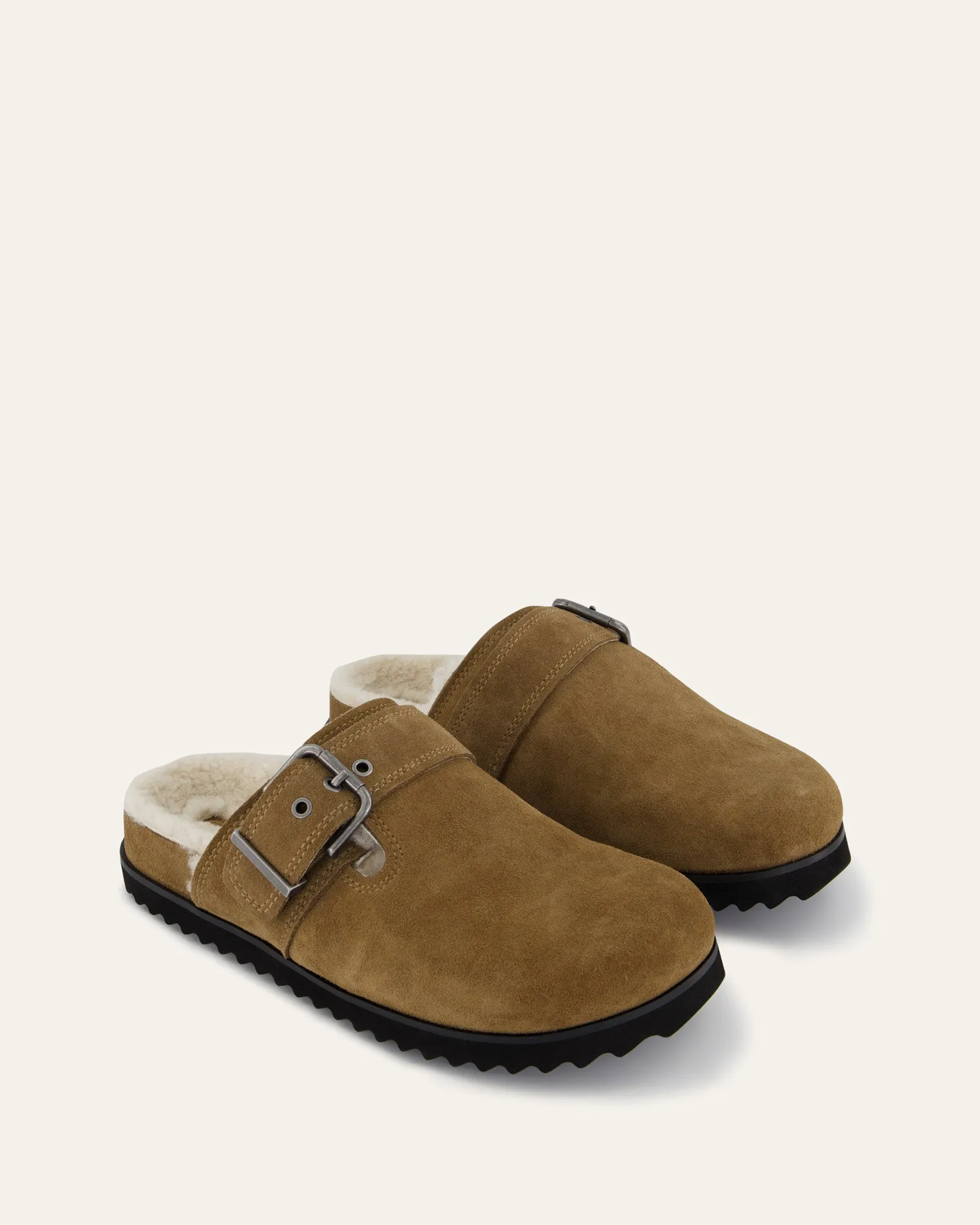 JUNIPER CASUAL FLATS BARK SUEDE