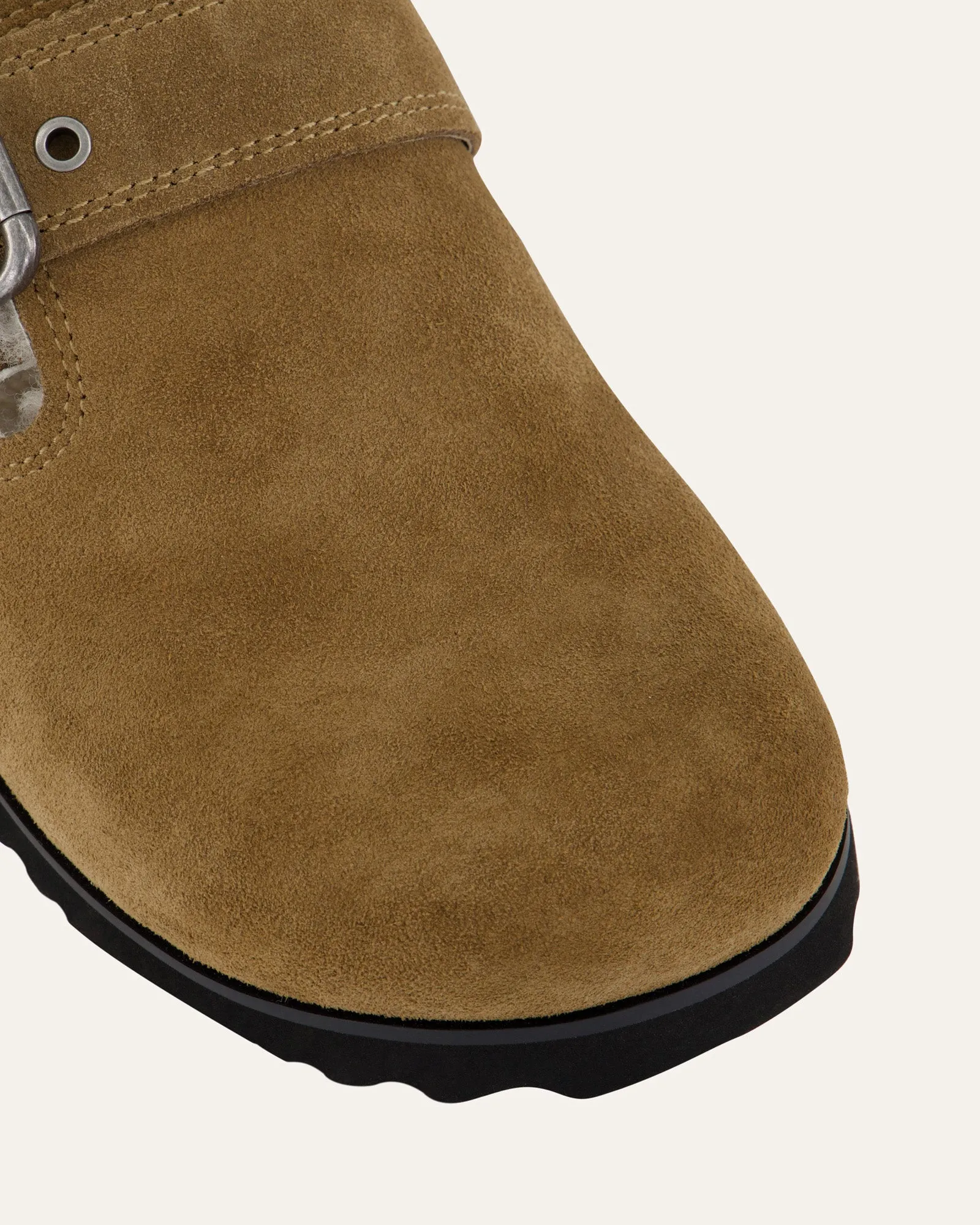 JUNIPER CASUAL FLATS BARK SUEDE