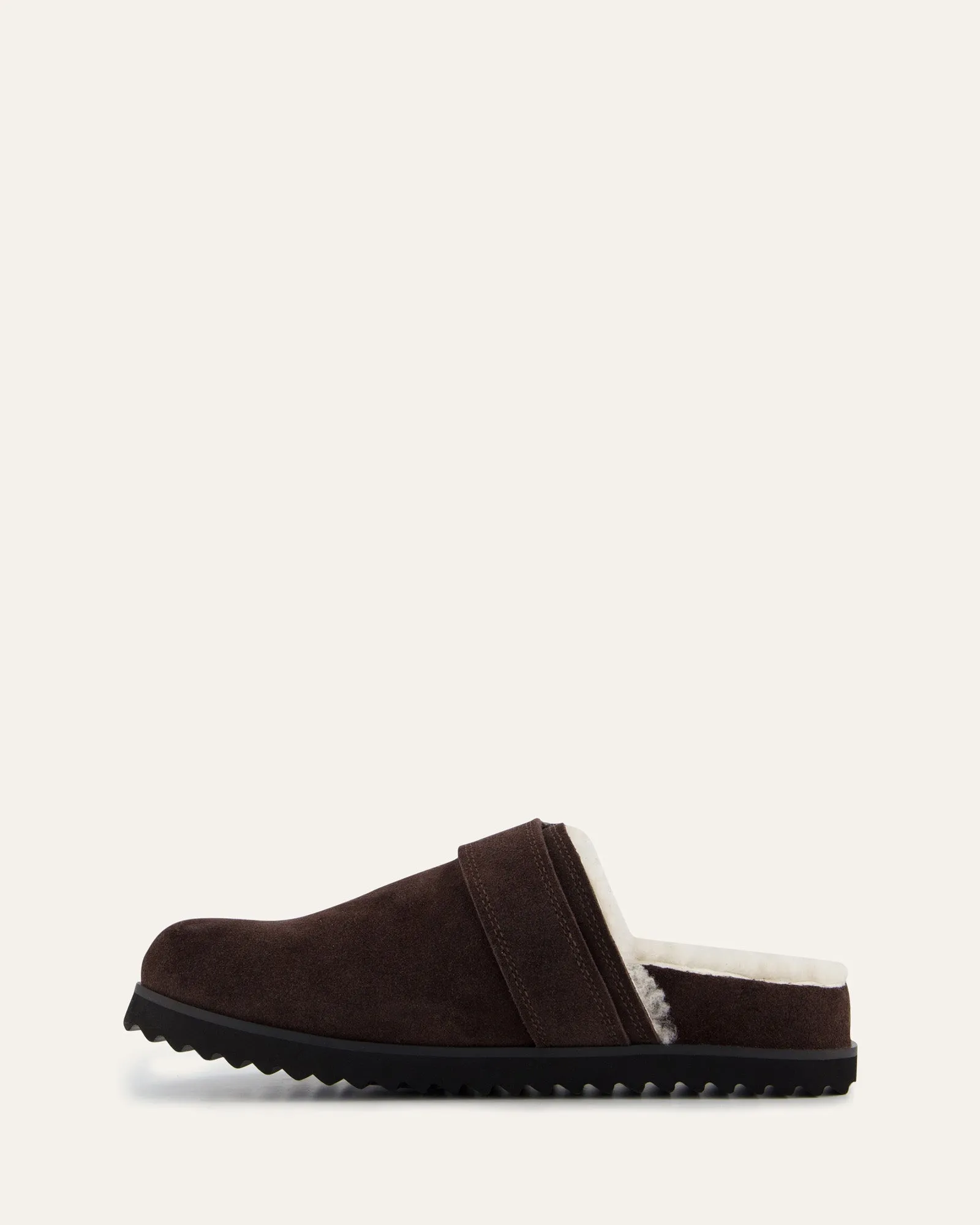 JUNIPER CASUAL FLATS BITTER CHOC SUEDE