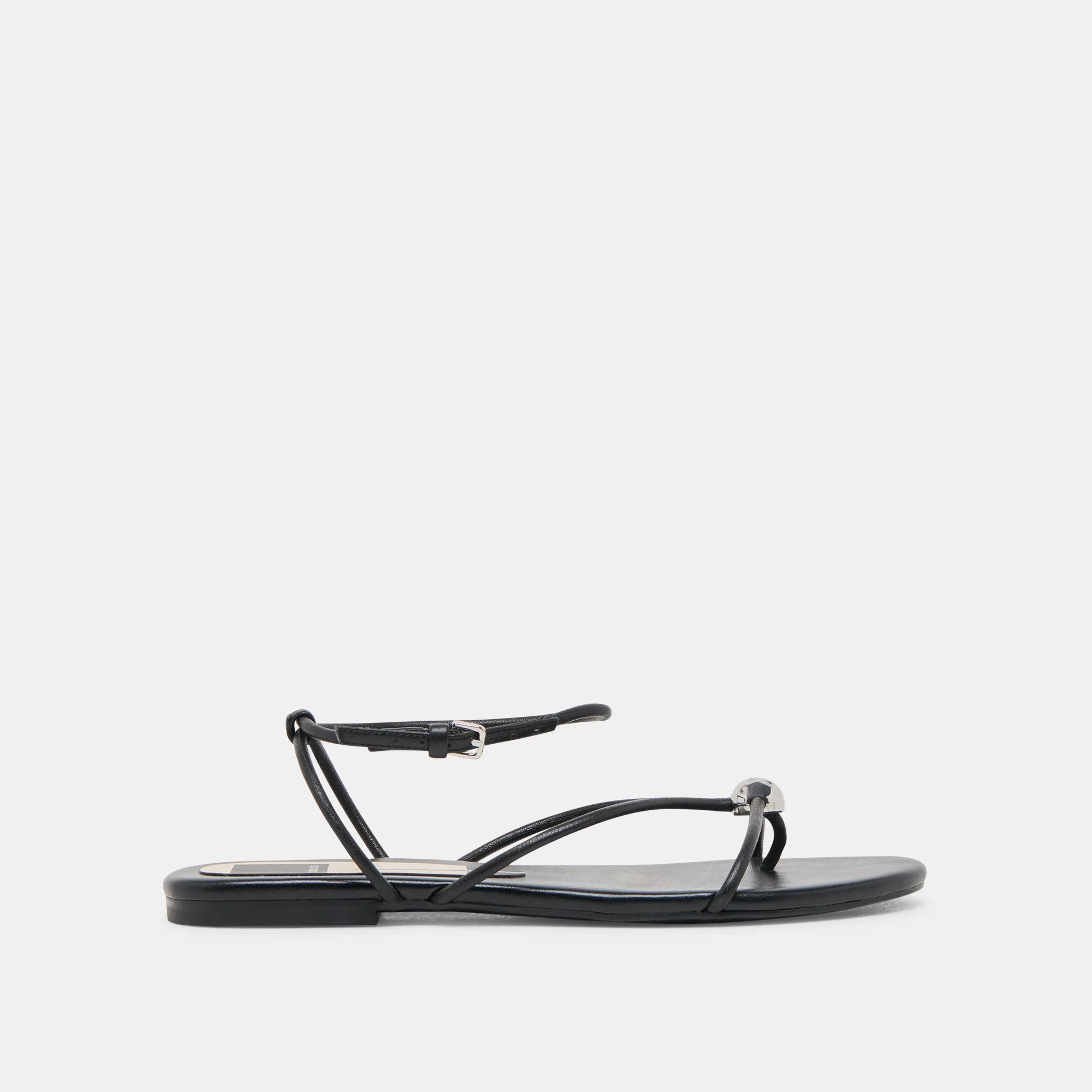 KENLEY SANDALS BLACK LEATHER