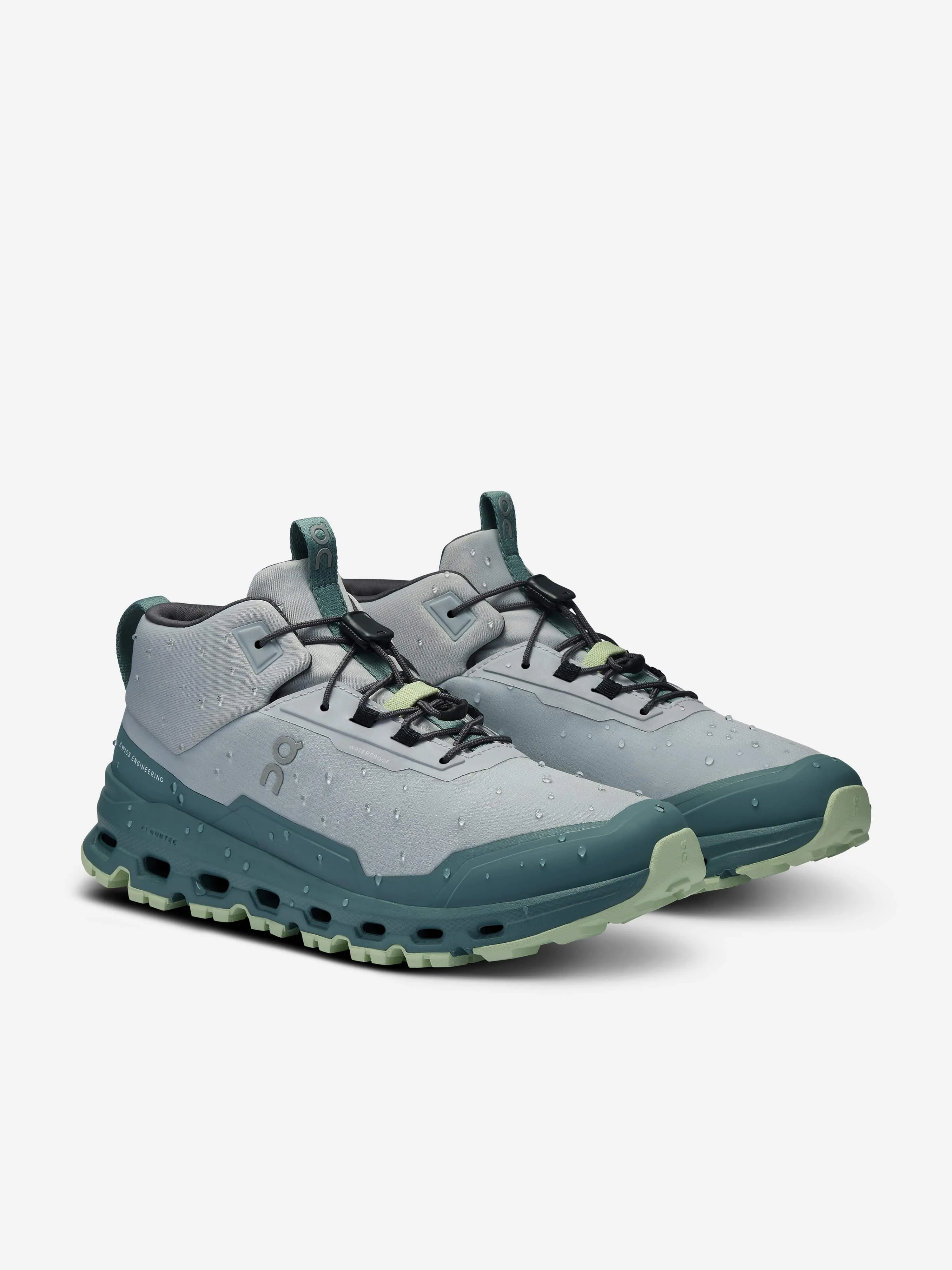 Kids Cloudhero Mid Waterproof Trainers in Blue
