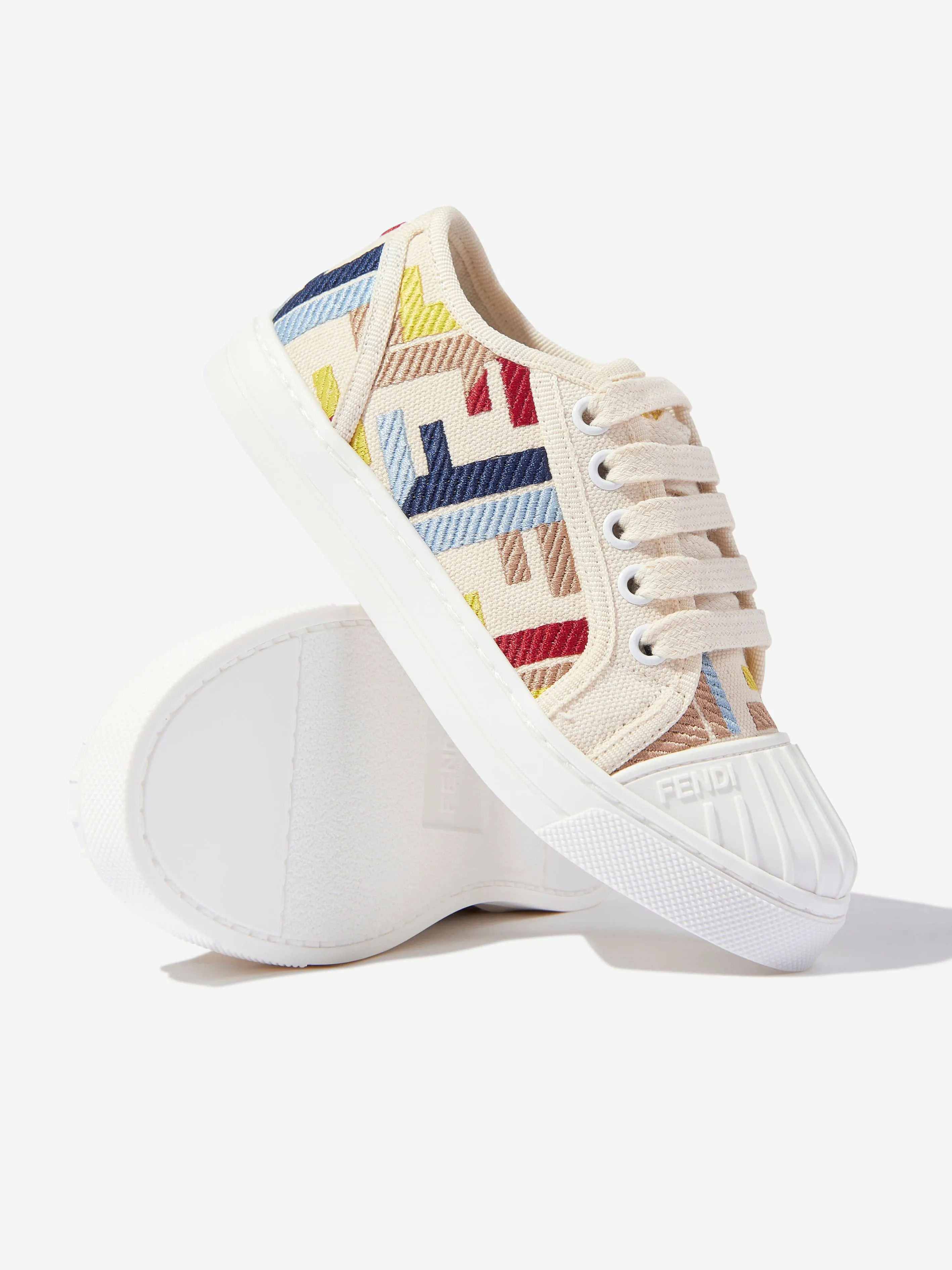 Kids FF Logo Trainers in Multicolour