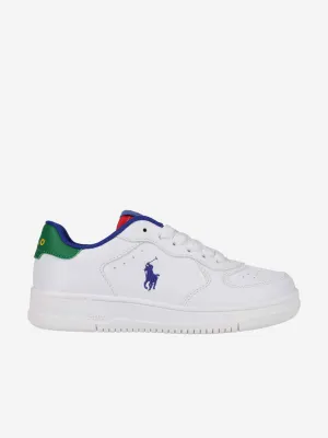 Kids Masters Court Trainers in White