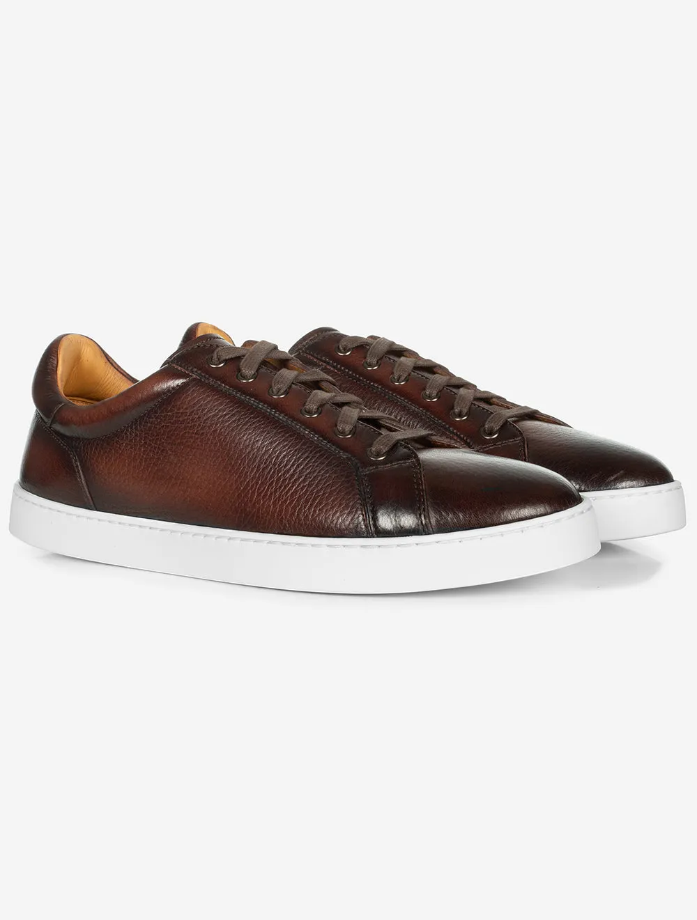 Leve White Sole Sneaker Brown