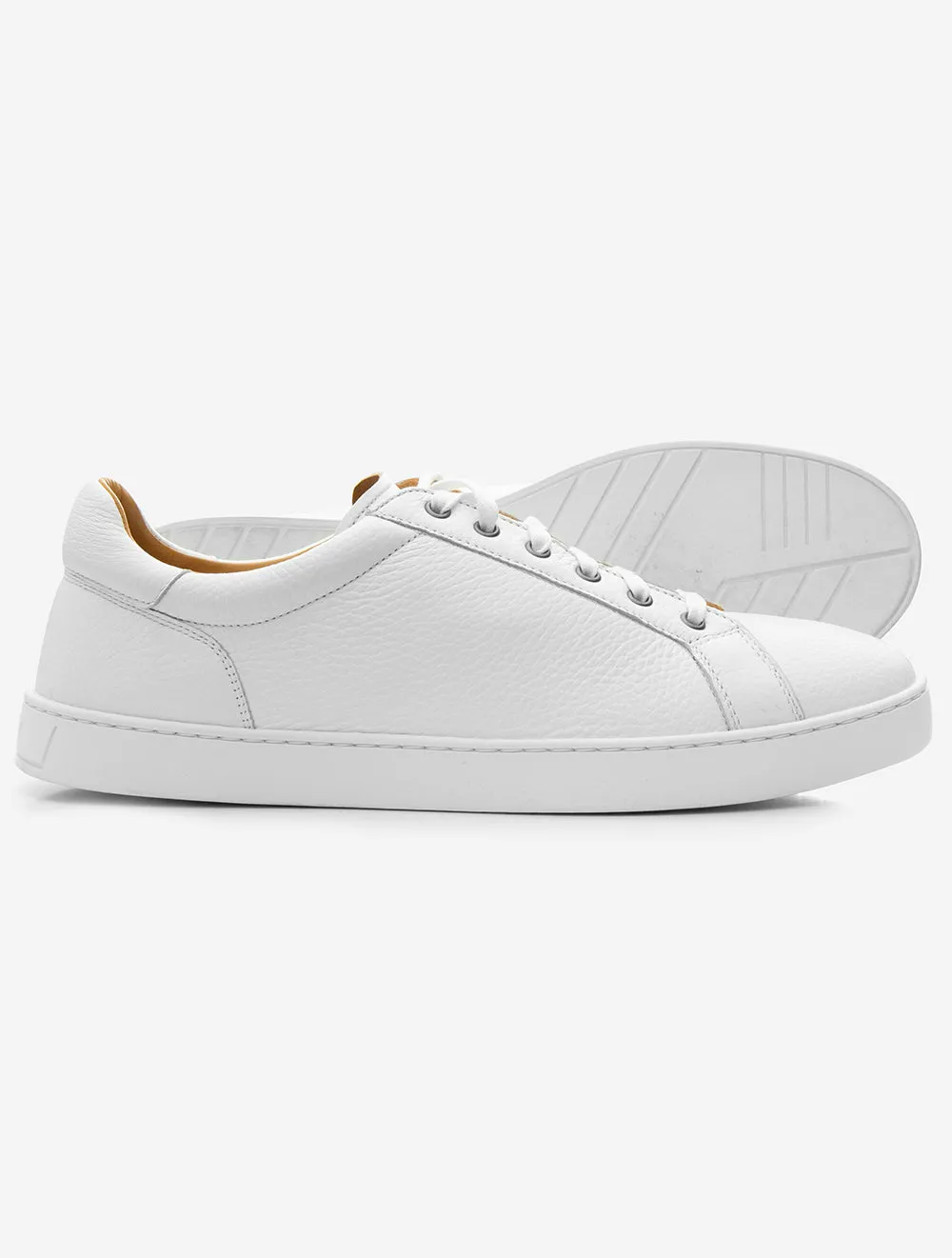 Leve White Sole Sneaker White