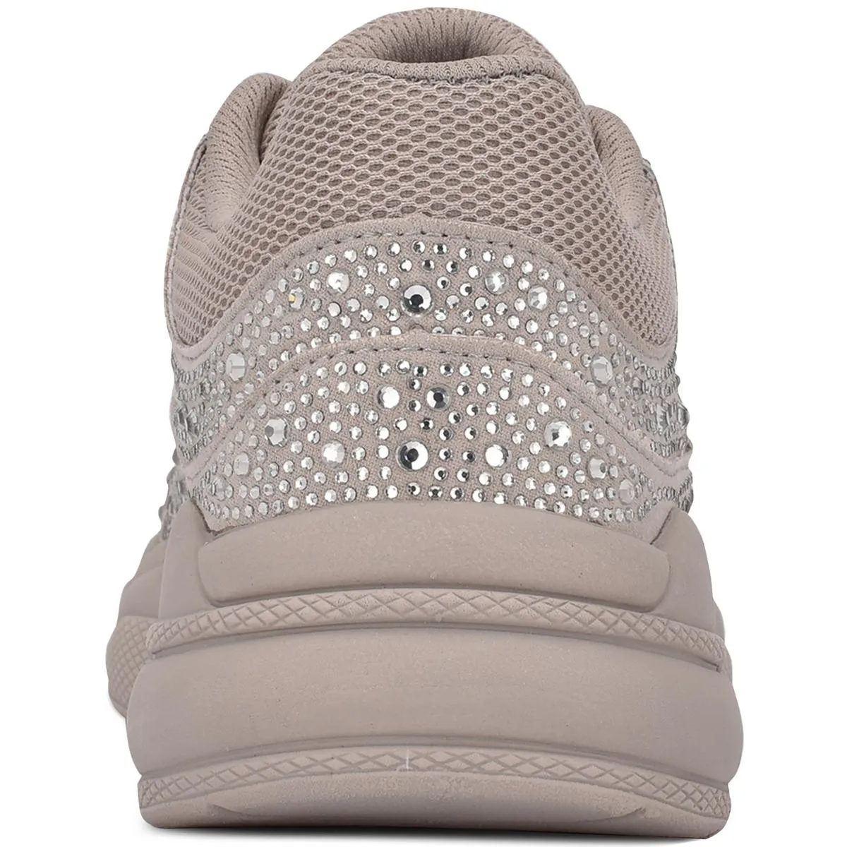 LIZA Womens Casual Rhinestones Casual and Fashion Sneakers