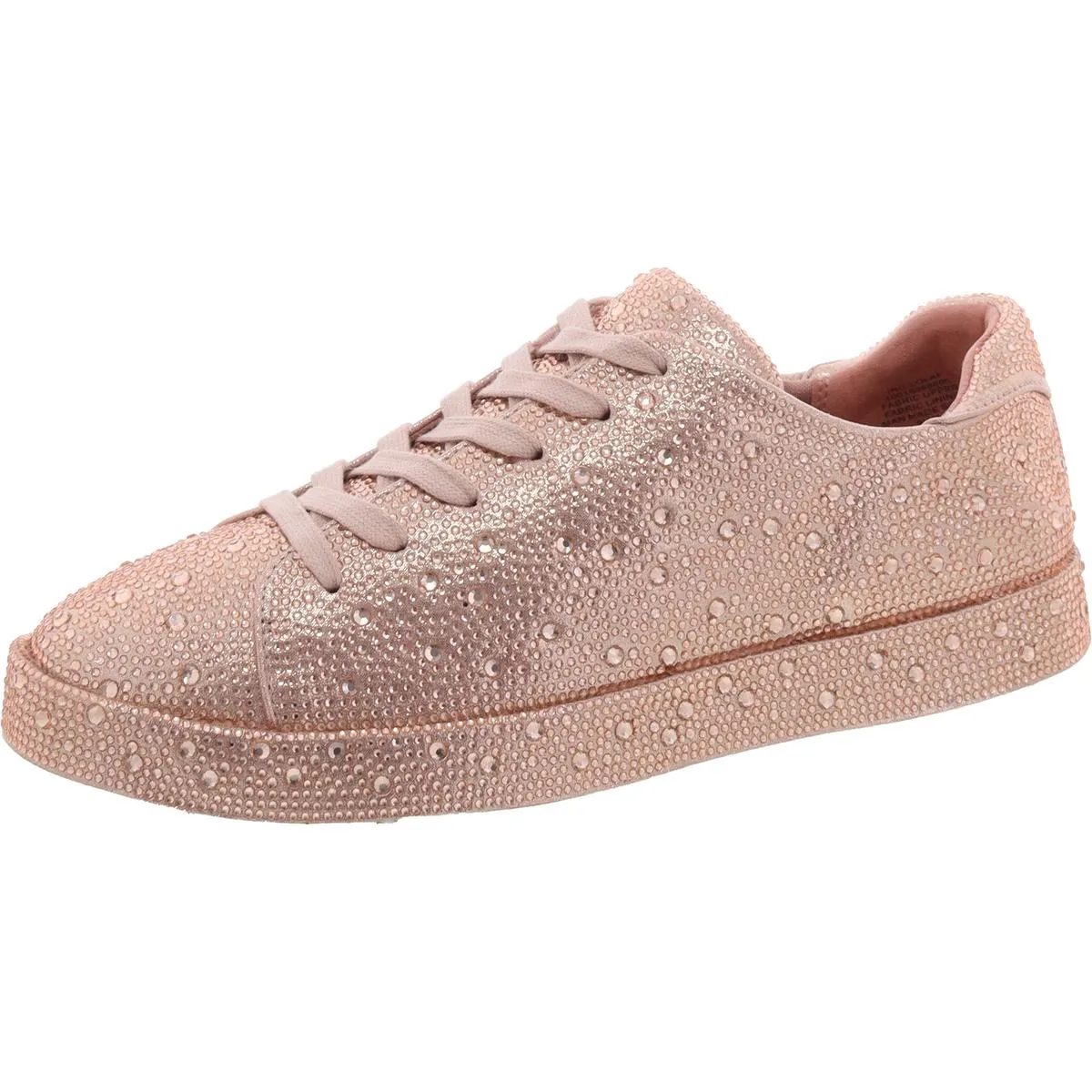 Lola Womens Faux Leather Embellished Casual And Fashion Sneakers