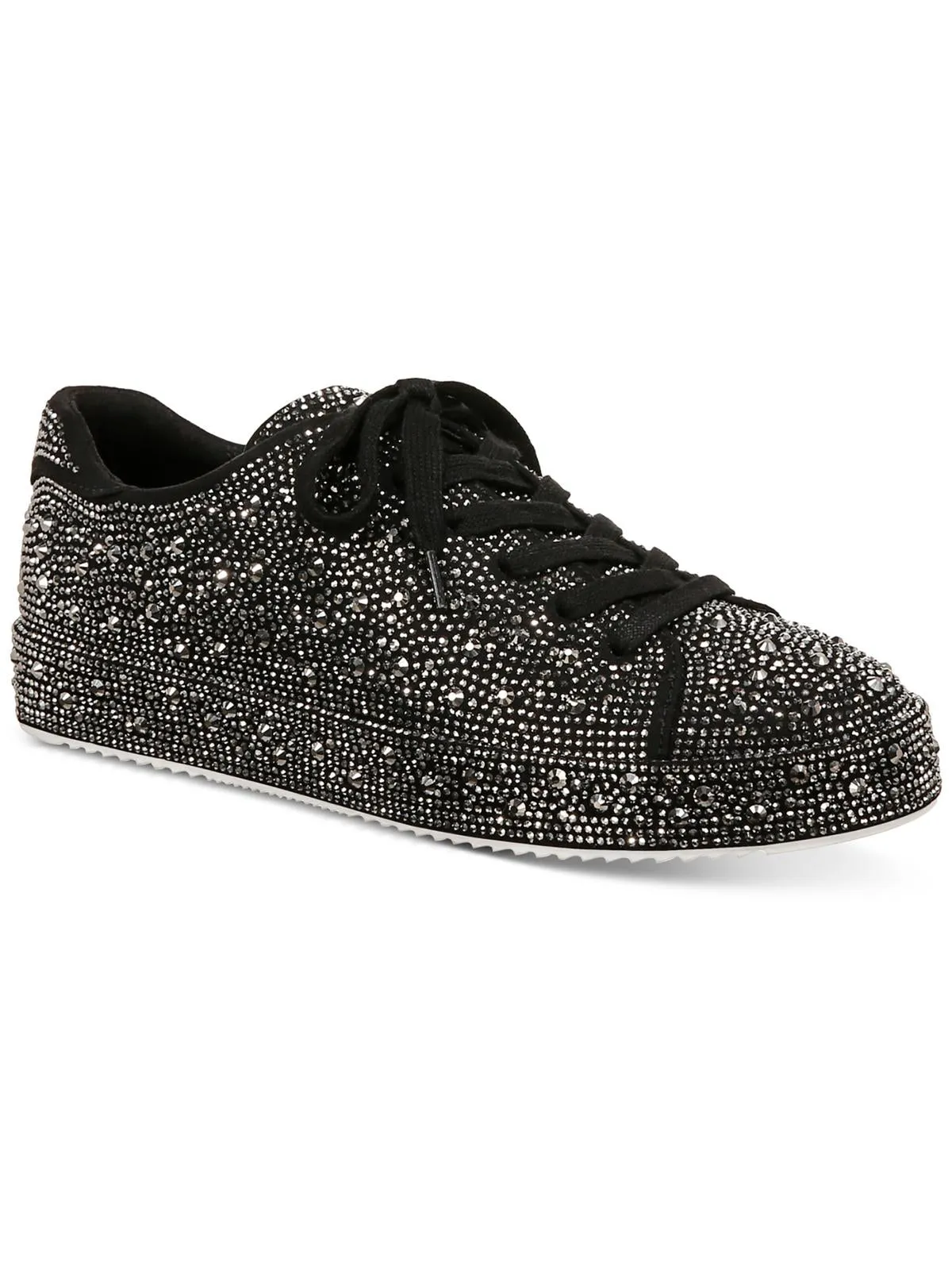 Lola Womens Faux Leather Embellished Casual And Fashion Sneakers