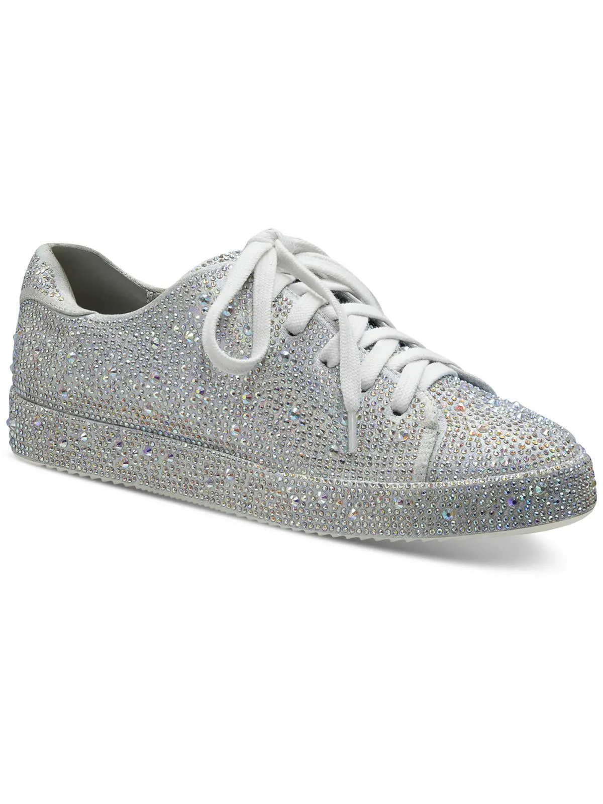 Lola Womens Faux Leather Embellished Casual And Fashion Sneakers