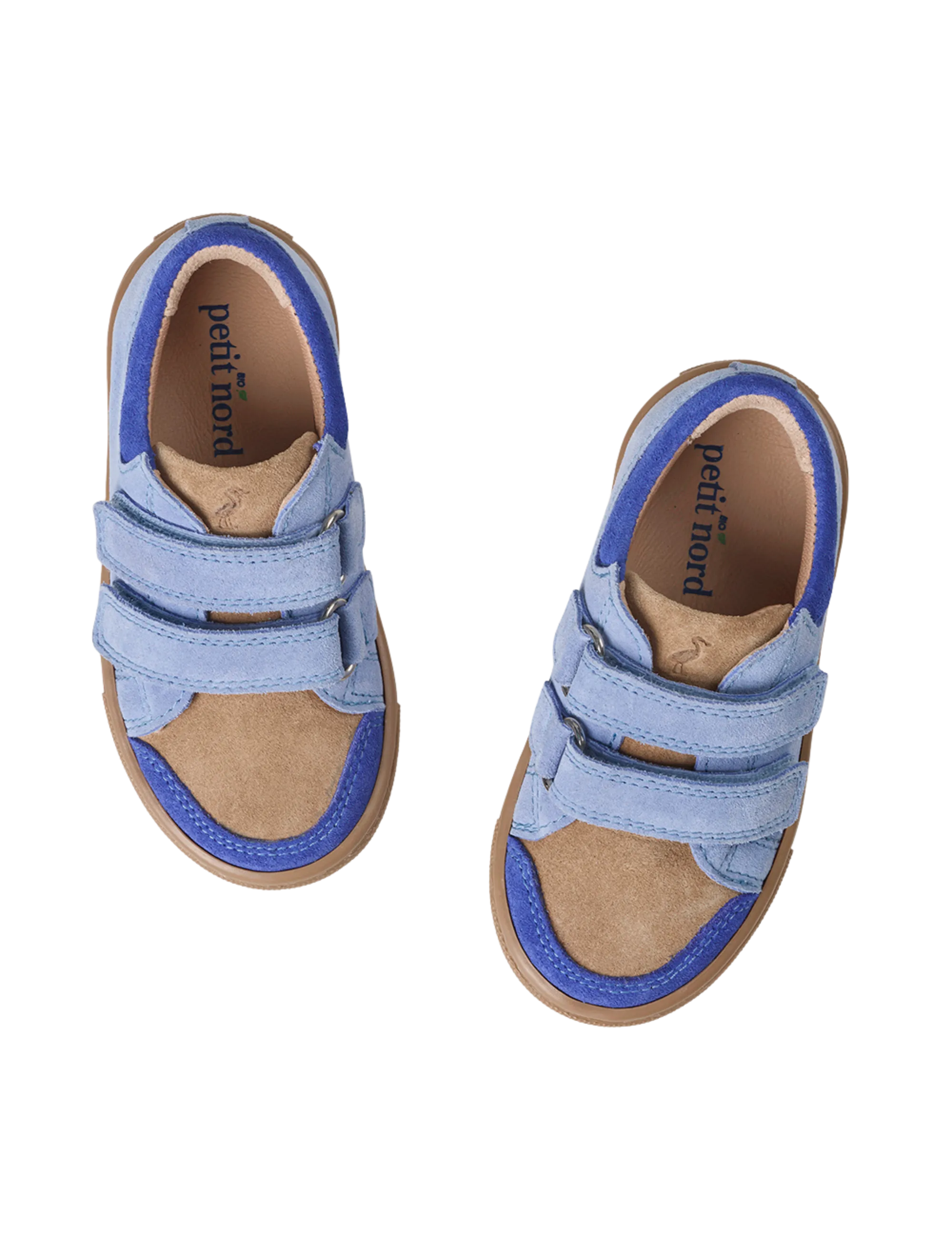 Low Sneaker - Color Block Sky Suede