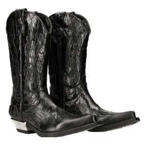 M-7921-S1 Flame Boots Leather Cowboy