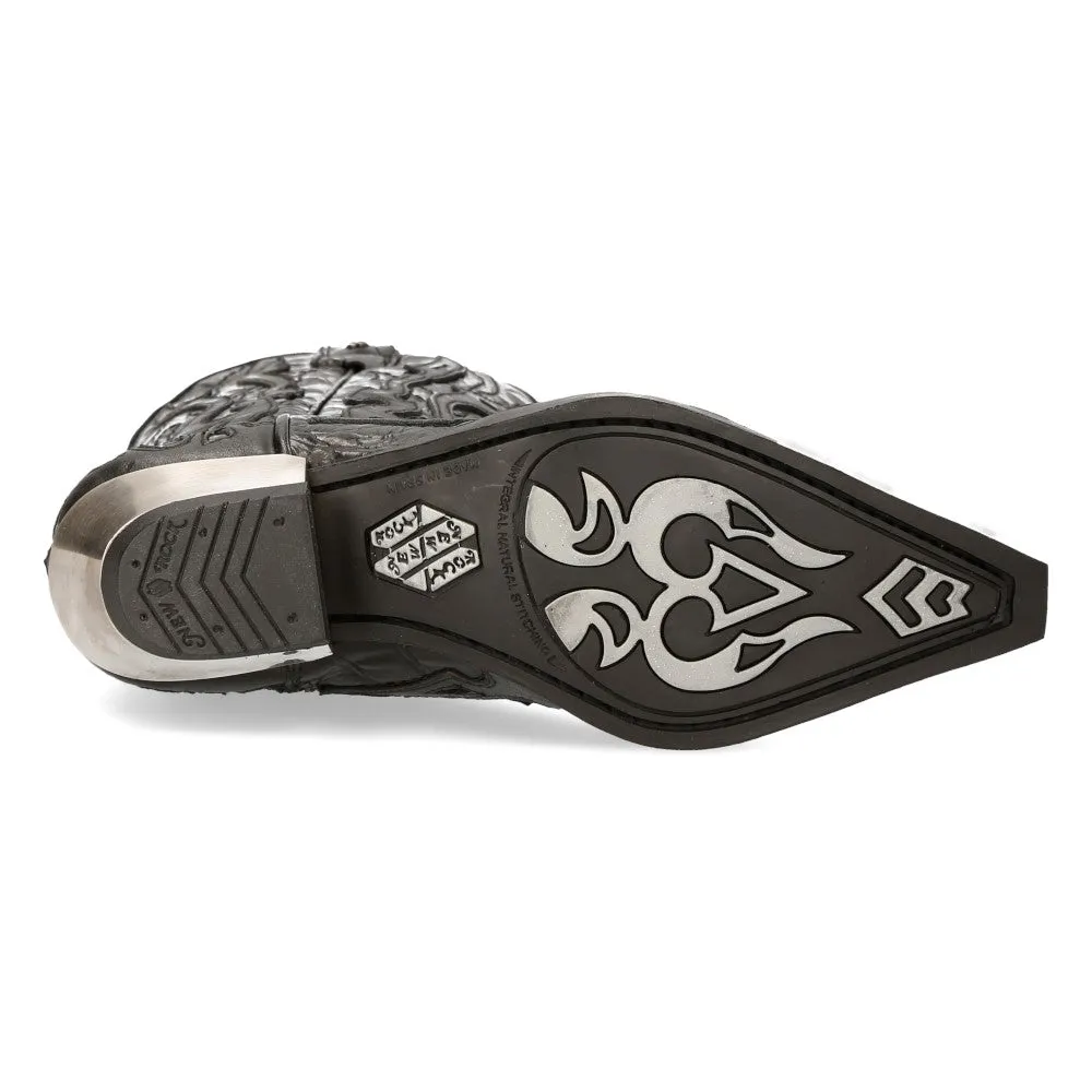 M-7921-S1 Flame Boots Leather Cowboy