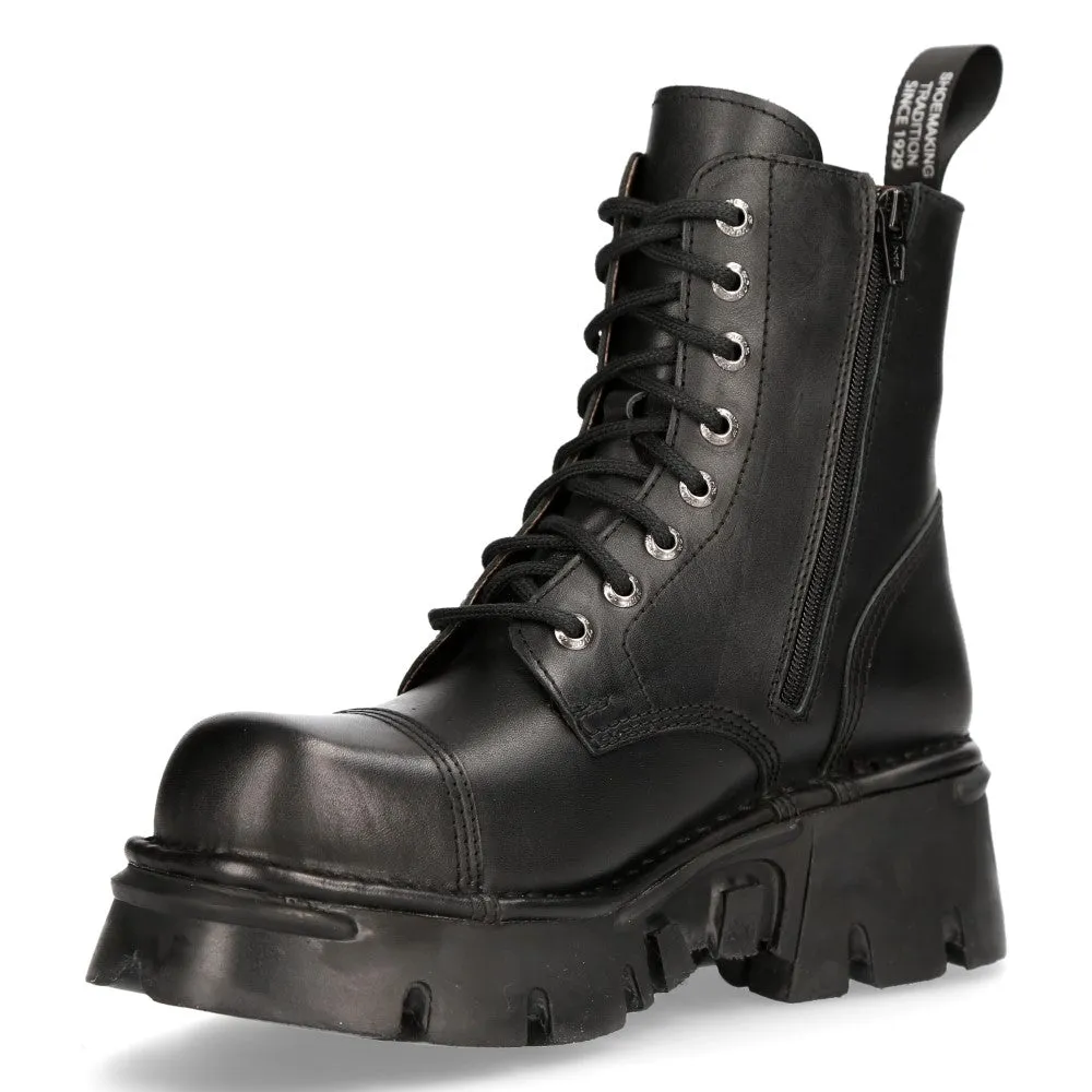 M-NewMILI083-S19 Combat Boots Leather