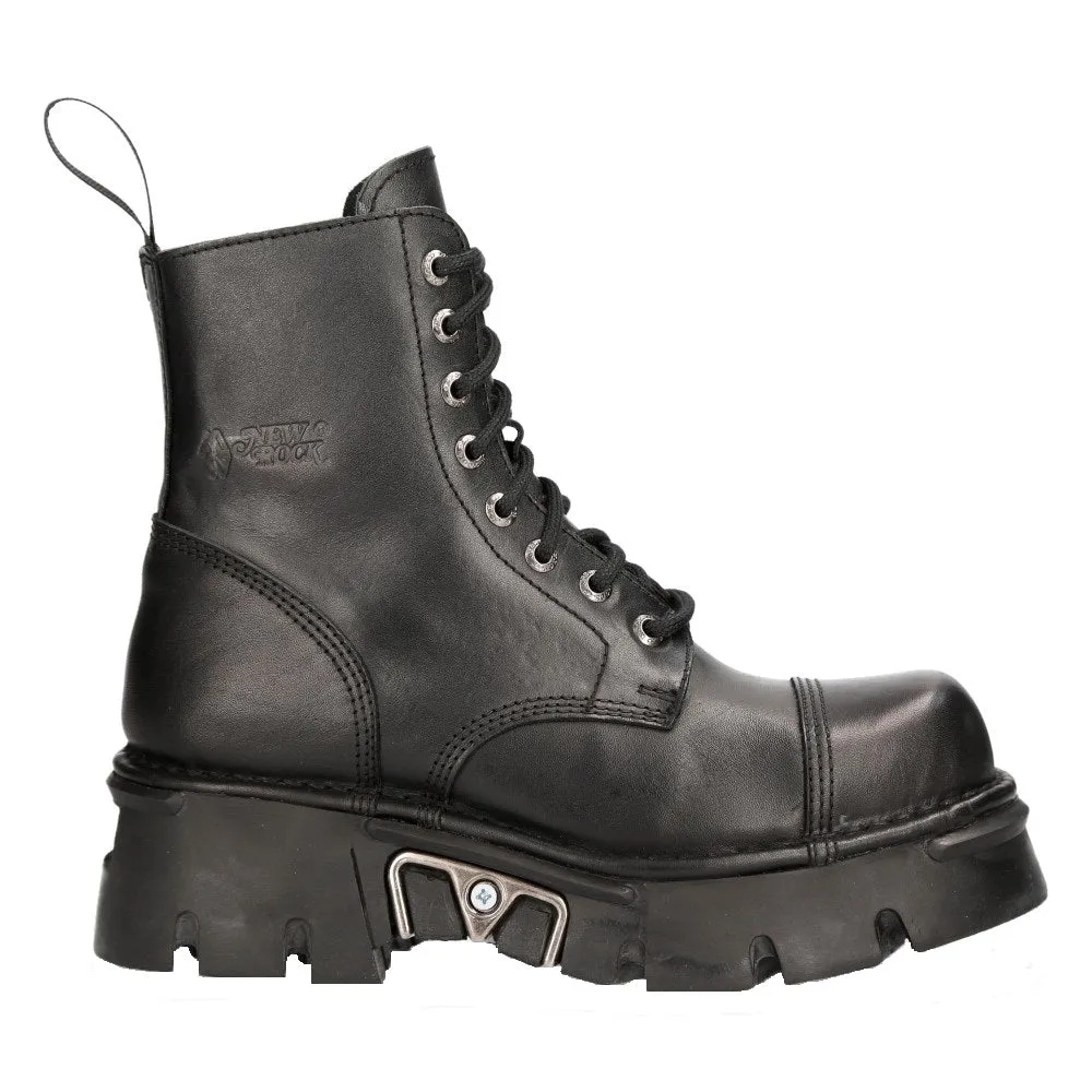 M-NewMILI083-S19 Combat Boots Leather