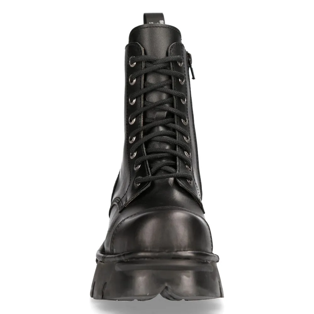 M-NewMILI083-S19 Combat Boots Leather