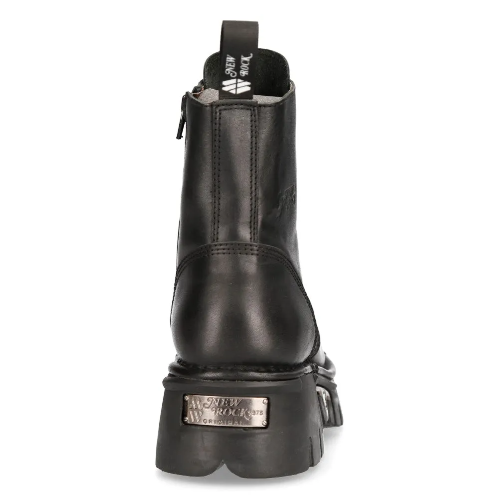 M-NewMILI083-S19 Combat Boots Leather
