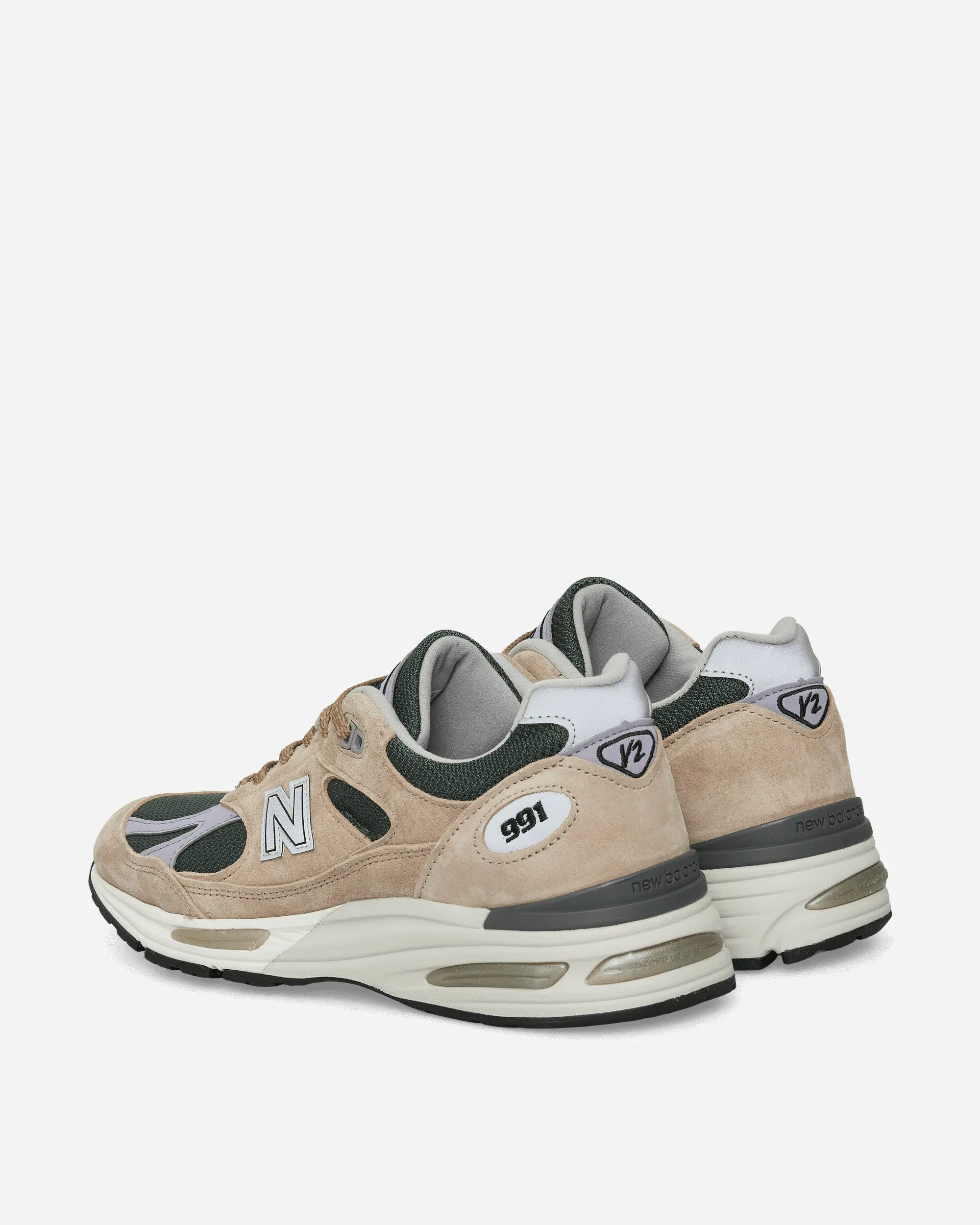 MADE in UK 991v2 Sneakers Cement / Douglas Fir / Lavender Grey