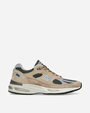 MADE in UK 991v2 Sneakers Cement / Douglas Fir / Lavender Grey