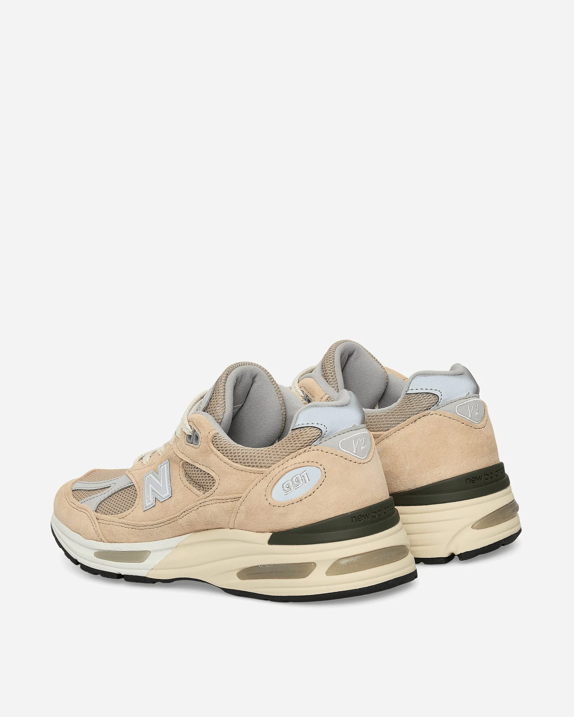 Made in UK 991v2 Sneakers Cuban Sand / Harbor Mist / Silver