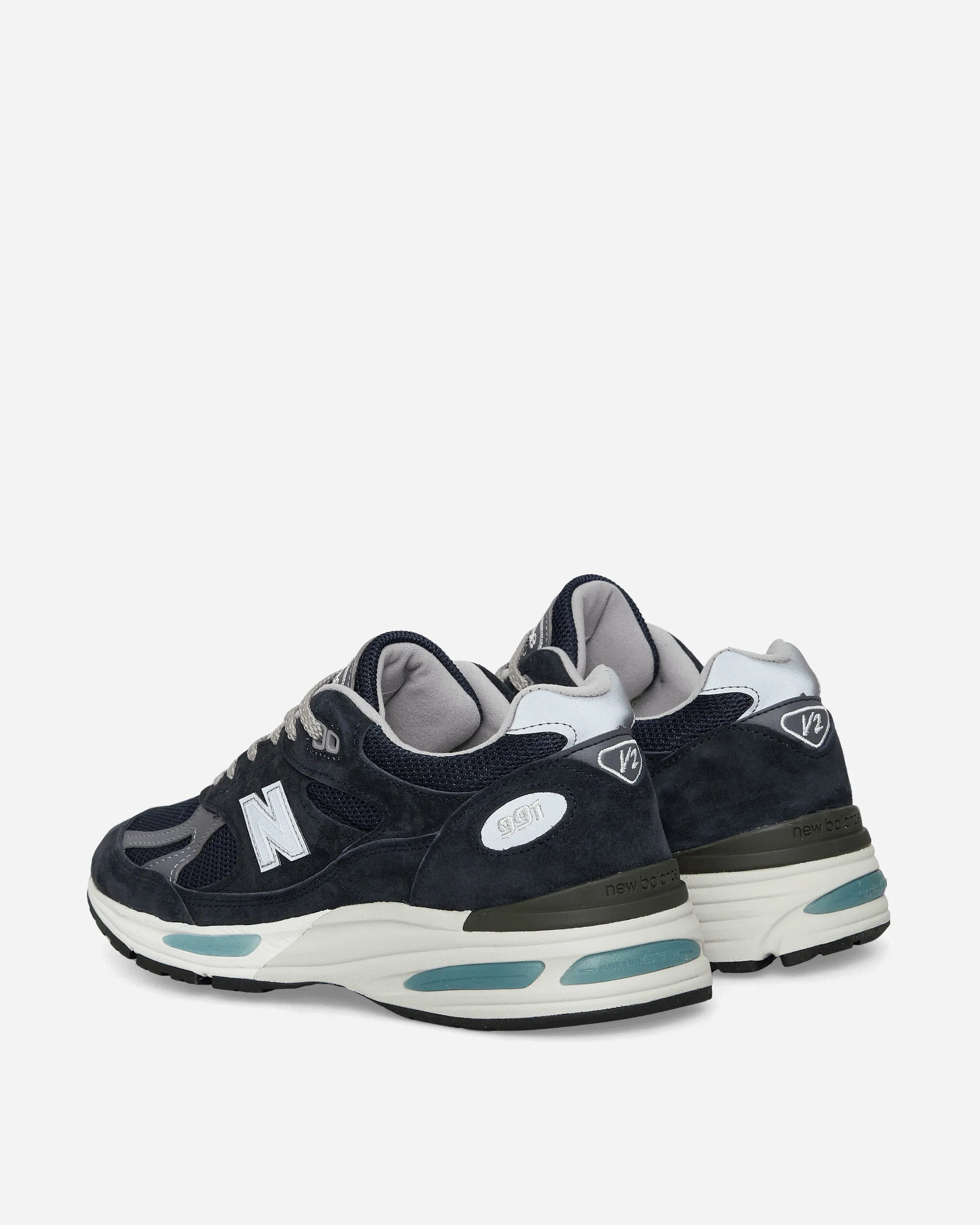 Made in UK 991v2 Sneakers Dark Navy / Smoked Pearl / Silver