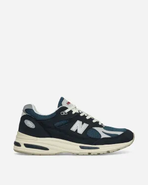 Made in UK 991v2 Sneakers Total Eclipse / Indian Teal / Harbor Mist